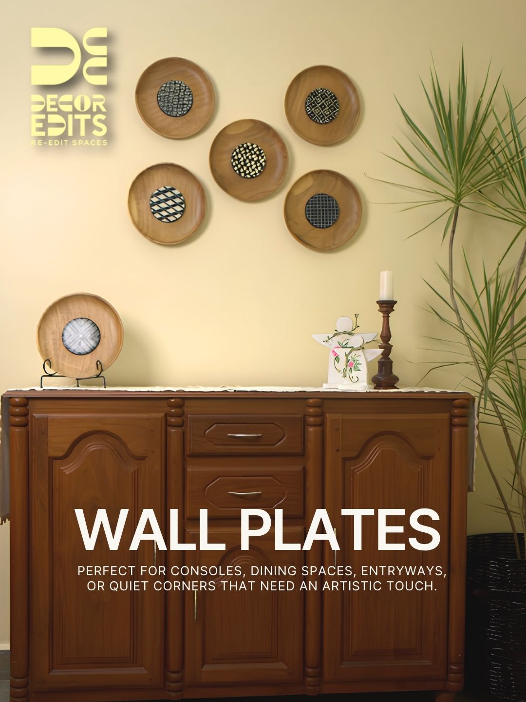 Black & White Wooden Wall Plates Collection 🖤
13 unique designs. 13 different moods. One timeless aesthetic ✨
Our handcrafted wooden wall plates are designed to bring an artistic charm into your spaces — from elegant entryways to cozy corners and statement gallery walls.
Each piece features hand painted detailing in a classic black & white palette that blends beautifully with every décor style 🤍
13 assorted artworks
Hand painted wooden wall plates
Perfect for gallery walls & styling corners
Timeless black & white tones
Sold individually
Style them together for a bold wall statement or let a single design shine on its own 🖤
Which one would you choose for your home?
DM us or WhatsApp us at 9778758496 to place your order.
#WallDecor #WoodenWallPlate #WallArt #GalleryWall #HandPaintedDecor #BlackAndWhiteDecor #WoodenDecor #WallHanging #InteriorStyling #ModernHomeDecor #MinimalDecor #ArtisticHomes #DecorInspiration #HomeDecorIdeas #TimelessInteriors