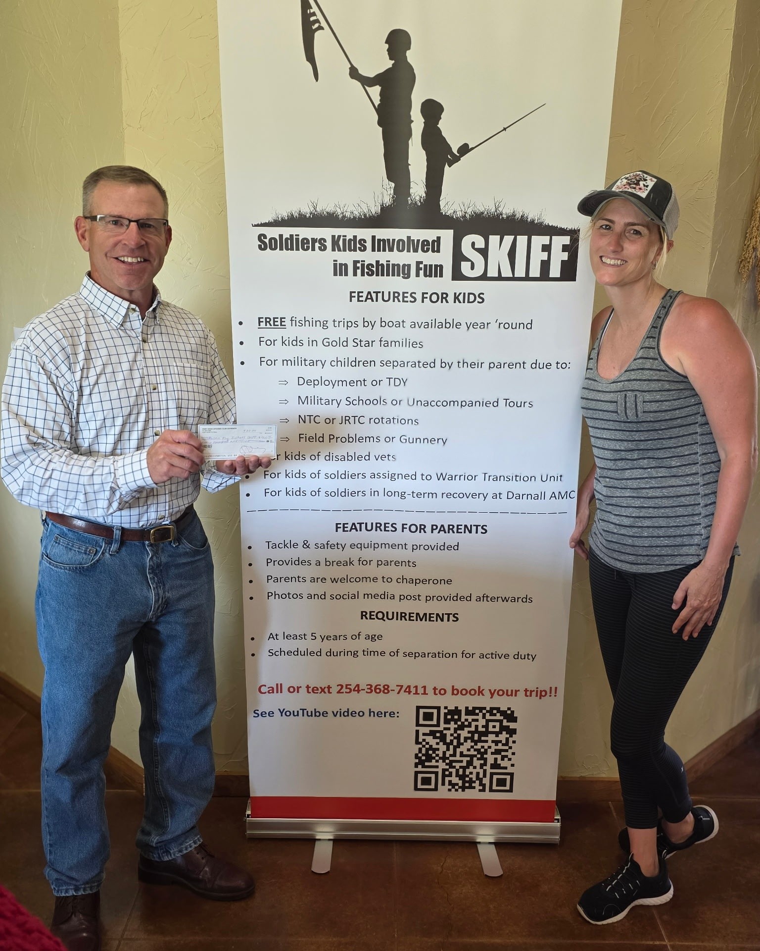 The Great Place Spouses Club is honored to support Soldiers’ Kids Involved in Fishing Fun (SKIFF) with a community grant! 🎣🇺🇸
Founded in 2009, SKIFF’s mission is to introduce children impacted by military separations to the sport of fishing, helping ease the strain of time apart while also providing a much-needed respite for parents on the homefront.
What began as a program for children of deployed service members has grown to serve so many within our military community, including: • Gold Star families
• Children impacted by TDY, military schools, unaccompanied tours, NTC/JRTC rotations, field problems, and gunnery
• Children of disabled veterans
• Families connected to the Warrior Transition Unit
• Children of soldiers in long-term recovery at Darnall AMC
Through free fishing trips, mentorship, and meaningful experiences, SKIFF continues to make a lasting impact on military families across our community.
We are grateful for the opportunity to support organizations like SKIFF that pour so much heart into caring for military children and families. 💙
#GreatPlaceSpousesClub #GPSC #SKIFF #MilitaryFamilies #FortCavazos #CommunitySupport #ServingThoseWhoServe