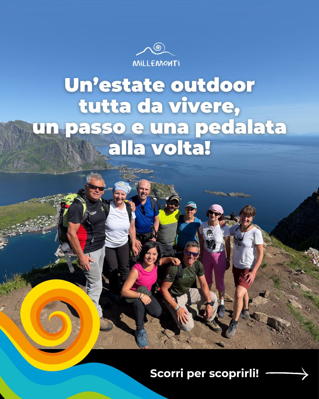☀️ L’estate è il momento perfetto per uscire dalla routine, respirare libertà e condividere esperienze che restano dentro 🌿
🌍 Quest’anno ti portiamo tra ghiacciai, vulcani, fiordi, montagne leggendarie e terre lontane dove la natura detta ancora il ritmo del viaggio.
🥾🚴♂️ Che tu voglia camminare sotto il sole di mezzanotte, pedalare tra i giganti alpini 🏔️ o immergerti nei paesaggi selvaggi dell’Islanda, abbiamo preparato esperienze autentiche da condividere insieme, tra sentieri , strade e meraviglia.
✨ PERCHÈ PARTIRE CON MILLEMONTI?
✔️ Piccoli gruppi e spirito di condivisione
✔️ Guide professioniste e itinerari curati nei dettagli
✔️ Esperienze autentiche nella natura
✔️ Viaggi pensati per chi ama muoversi, esplorare e vivere davvero i luoghi
👉 Scopri subito i viaggi di gruppo MilleMonti dell'estate su www.millemonti.it!
#millemonti #outdoors #trekking #viaggiare #viaggio #vacanza #viaggiotrekking #vacanzedigruppo #viaggiodigruppo
@sportlandweb_ @kayland_official @rockexperienceofficial @guidealpinelombardia @guidealpine_italiane