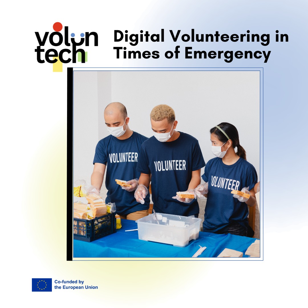 🌍💻 Digital Volunteering in Times of Emergency
During emergencies and crises, digital volunteering becomes a powerful way to support communities quickly and effectively. Through online tools, volunteers can provide information, emotional support, coordination, awareness campaigns, and educational resources — no matter where they are.
The volunTECH project highlights how technology can strengthen solidarity and civic engagement, especially in moments when communities need it most.
✨ Digital volunteers can:
✔️ Support communication during emergencies
✔️ Help vulnerable groups access information
✔️ Collaborate remotely with NGOs and communities
✔️ Promote fast and coordinated responses
🤝 Even from a distance, volunteering can make a real impact.
#DigitalVolunteering #EmergencyResponse #Solidarity #SocialInnovation #ErasmusPlus