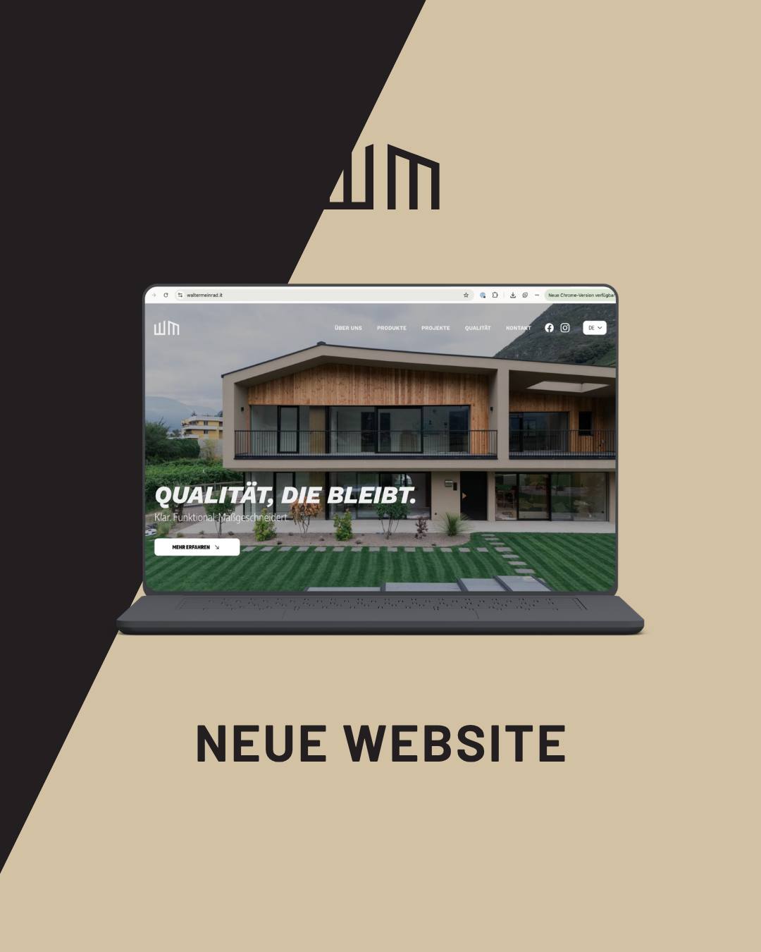 Unsere neue Website ist live 🚀
Schaut vorbei! 👀
.
.
.
#waltermeinrad #Newwebsite #Samevision
