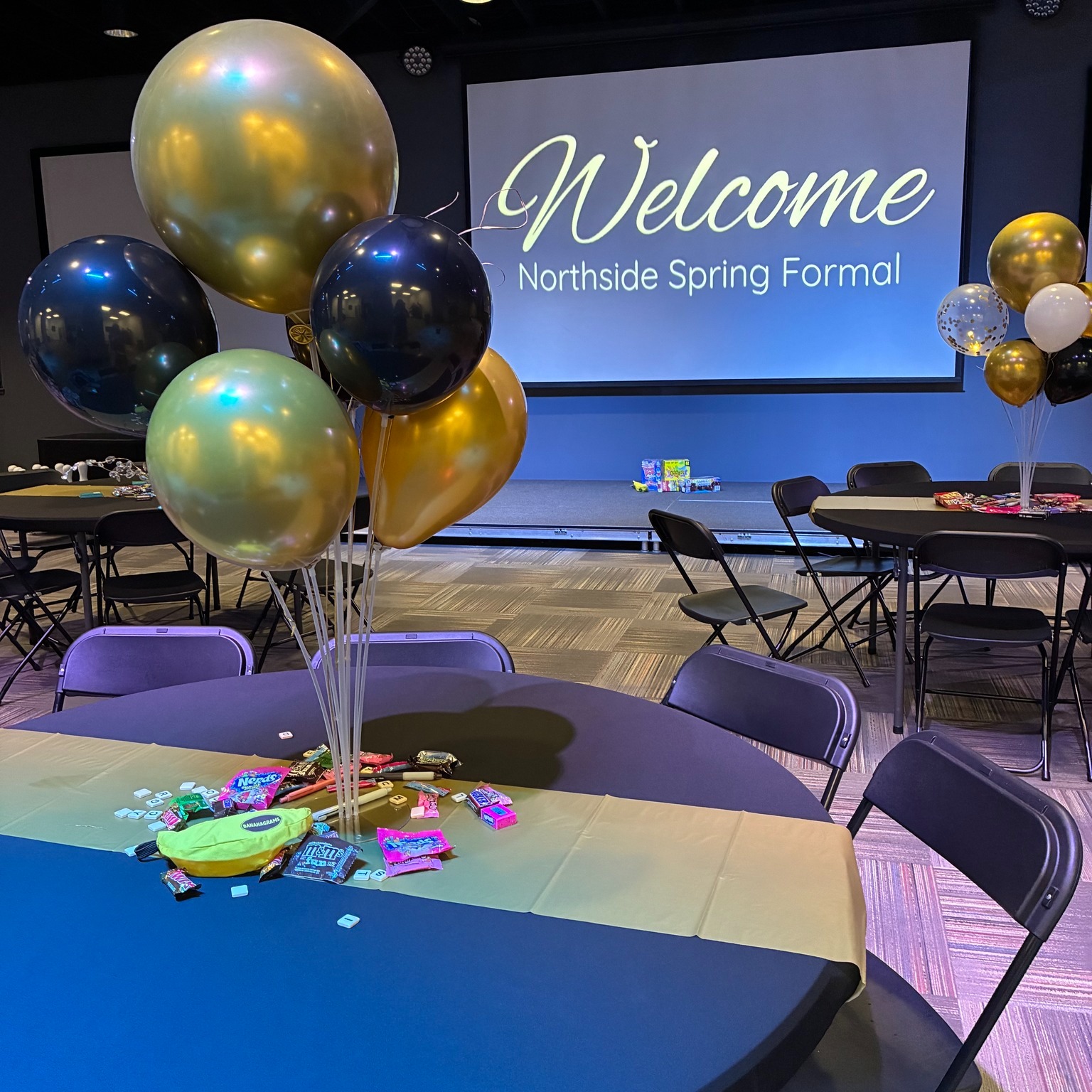 It was Game Night last night at the Spring Formal!
Northside students and their guests got dressed up for a fantastic evening of games, food, and dancing.
A huge thank you to Mrs. Amber Kreider for planning, Ms. Kayla Abbott for hosting, and Gospel City Church for the incredible space!