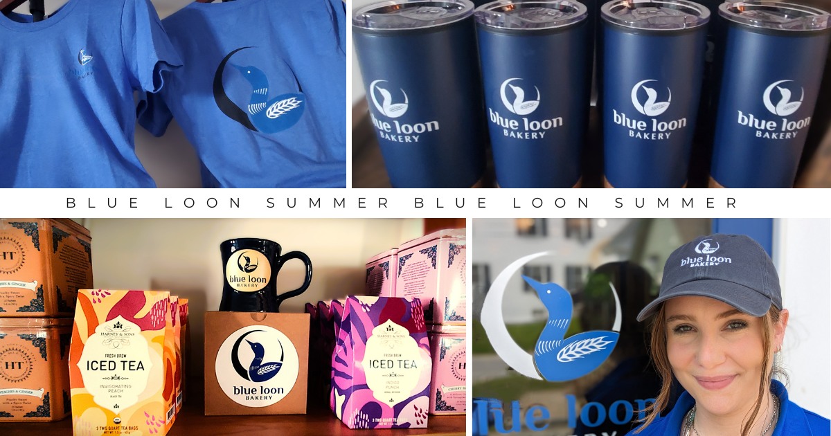 Blue Loon summers just hit different ☀😎
Coffee on the porch. Iced tea after the lake. A Blue Loon hat for farmers market mornings and Town Green evenings.
Back for another summer are some Blue Loon classics, including our tees and ’47 hats, along with a few new additions for the season: insulated travel tumblers and Harney & Sons iced tea blends made for warm-weather sipping.
Whether you’re here for the weekend or all season long, take a little piece of New London summer with you 💙