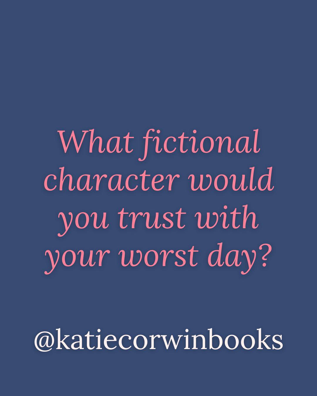 Some fictional characters feel safe in a way that’s hard to explain. 🤍
Who would you trust to sit beside you on your hardest day?
#katiecorwinbooks #booklover #readercommunity #cleanromance #cozyreads #bookstagram #womenwhoread