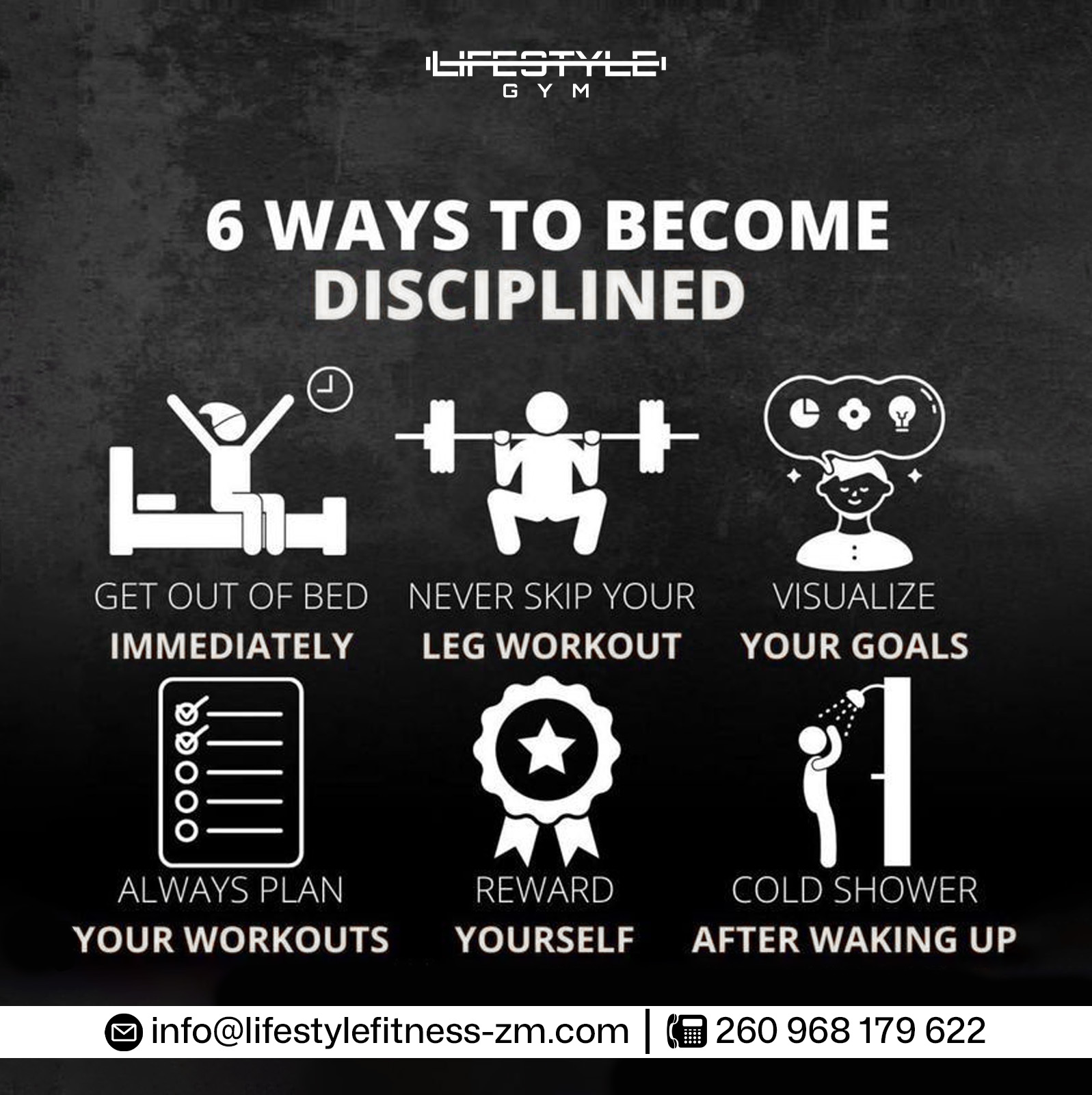 Discipline is built one choice at a time. 💪🔥
Start your day with purpose, stay consistent with your workouts, and keep your goals in focus. Small habits create big results.
Which of these discipline tips do you follow most? 👇
#LifestyleGym #StayDisciplined #FitnessJourney #WorkoutMotivation #GymLife #HealthyHabits #TrainHard