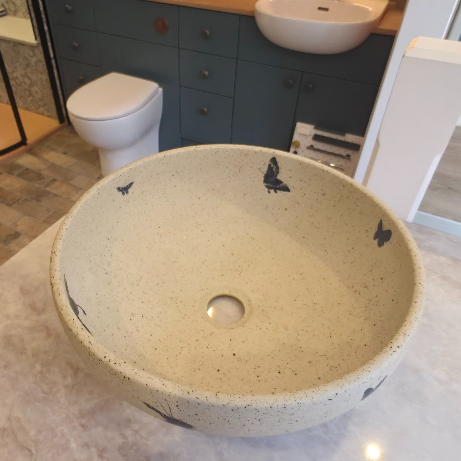Introducing the beautiful bespoke hand-painted “Butterfly” basin
A truly unique statement piece featuring stunning colours and delicate hand-painted butterfly prints flowing throughout the basin design. Crafted to stand out, this basin instantly becomes the focal point of any space, bringing elegance, creativity, and personality into the room.
Perfect for a luxurious bathroom or stylish cloakroom, the Butterfly basin is guaranteed to catch the eye of visitors and create a real talking point. A piece that combines art with functionality to transform everyday spaces into something extraordinary.
Beautiful craftsmanship. Unique design. Unforgettable impact.
#BespokeBasin #HandPaintedDesign #LuxuryBathrooms #ButterflyDesign #InteriorInspiration #StatementPiece #CloakroomInspo #BathroomDesign #LuxuryInteriors #UniqueInteriors #Goodwinskbb
www.goodwinskbb.co.uk