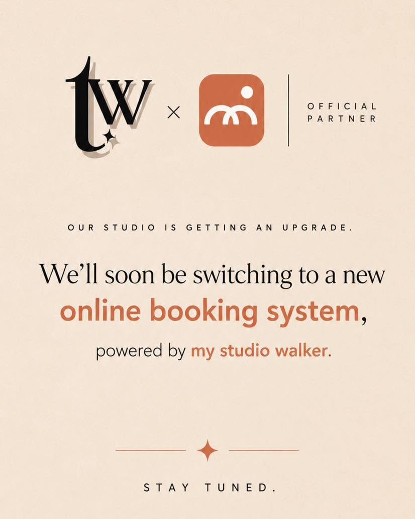 Our studio is getting an upgrade.
We’ll soon be switching to a new online booking system,
powered by @mystudiowalker
A smoother, warmer and easier booking experience is coming soon.
Stay tuned.
#MyStudioWalker #OnlineBooking #SalonBookingSystem #SalonManagement #SalonSoftware #SingaporeSalon #HairStudio #SalonLife #BookingSystem #StudioWalker