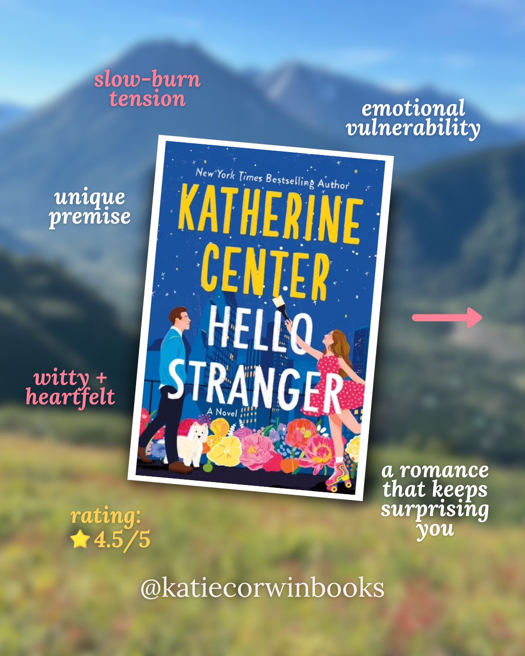 I thought Hello Stranger would just be cute and quirky… but it ended up being surprisingly emotional 🤍
The premise is unique, the chemistry is effortless, and beneath the humor is a really thoughtful story about loneliness, identity, and human connection.
One of those romances that quietly sneaks up on your heart.
⭐️ 4.5/5
#bookstagram #Christianfiction #Christianromance #cleanreads #faithreads #booklover #KatieCorwinBooks