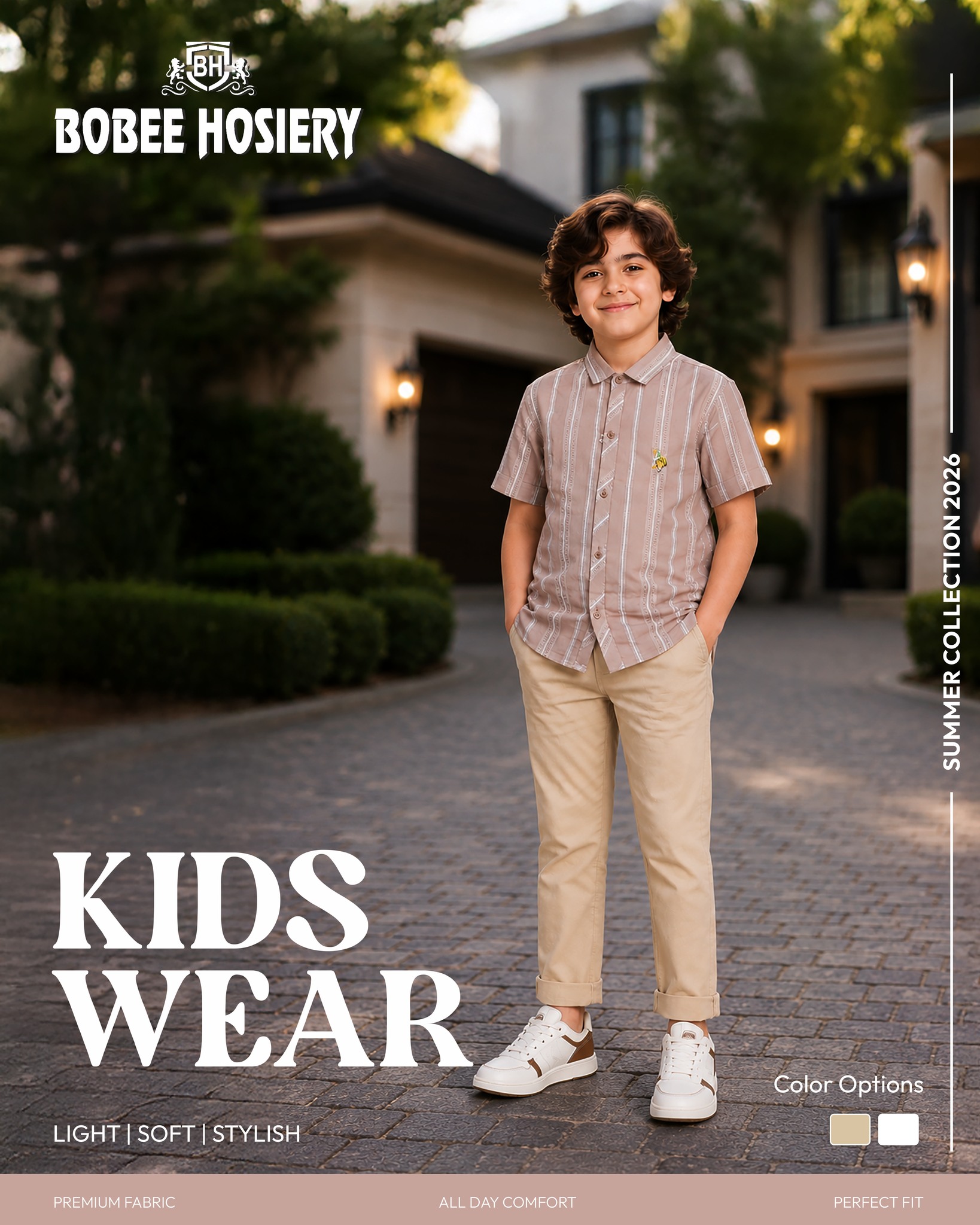 Keep it cool, keep it stylish. 😎
Our new Summer Collection 2026 brings premium, lightweight fabrics together with a perfect fit for your little ones. Because kids deserve to look great and feel comfortable all day long!
#BobeeHosiery #boysfashion #boyskidswear #littleboystyle #stylishboys #kidsoutfit #kidsfashionstyle
#kidsfashionindia #indiankidswear #kidswearindia #indiankidsfashion #kidsfashion #kidswear #boysfashion #boyskidswear #littleboystyle #stylishboys