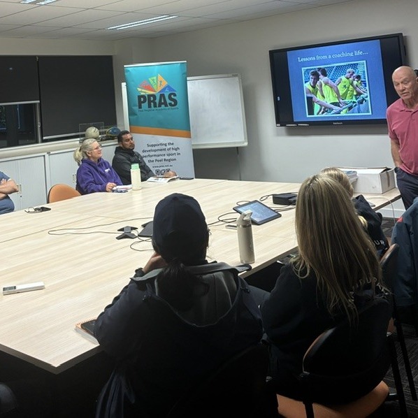 Fantastic evening last night at the (re)launch of the Peel Regional Academy of Sports coaches network with special guest speaker Ric Charlesworth.
Ric took our coaches through his incredible career in sport, sharing valuable insights into leadership, building high-performance environments, and the role of the coach in high-performance sport. His experience and passion for coaching left attendees with plenty to reflect on and apply within their own coaching.
Thank you Ric!
If you missed this session but would like to be part of the network, please check out our website at https://www.pras.net.au/coach-network
@cits_wa