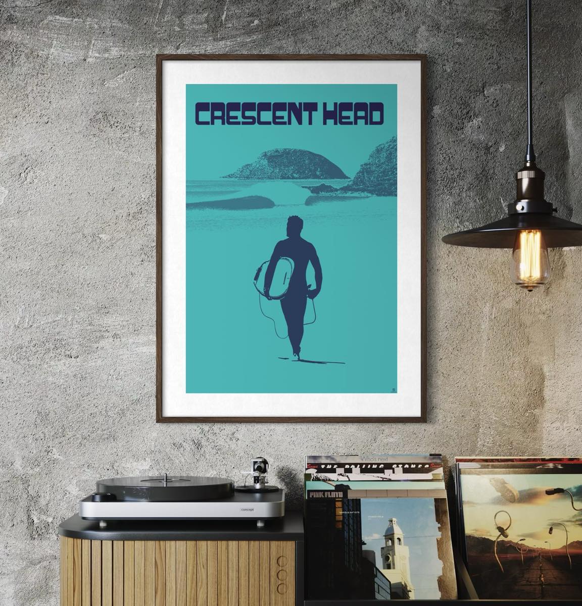 The cruisy coast around Crescent Head has many surf options. NSW mid north coast. A range of chilled art prints to choose from. #crescenthead #surf #homestyle #livefree #artofinstagram