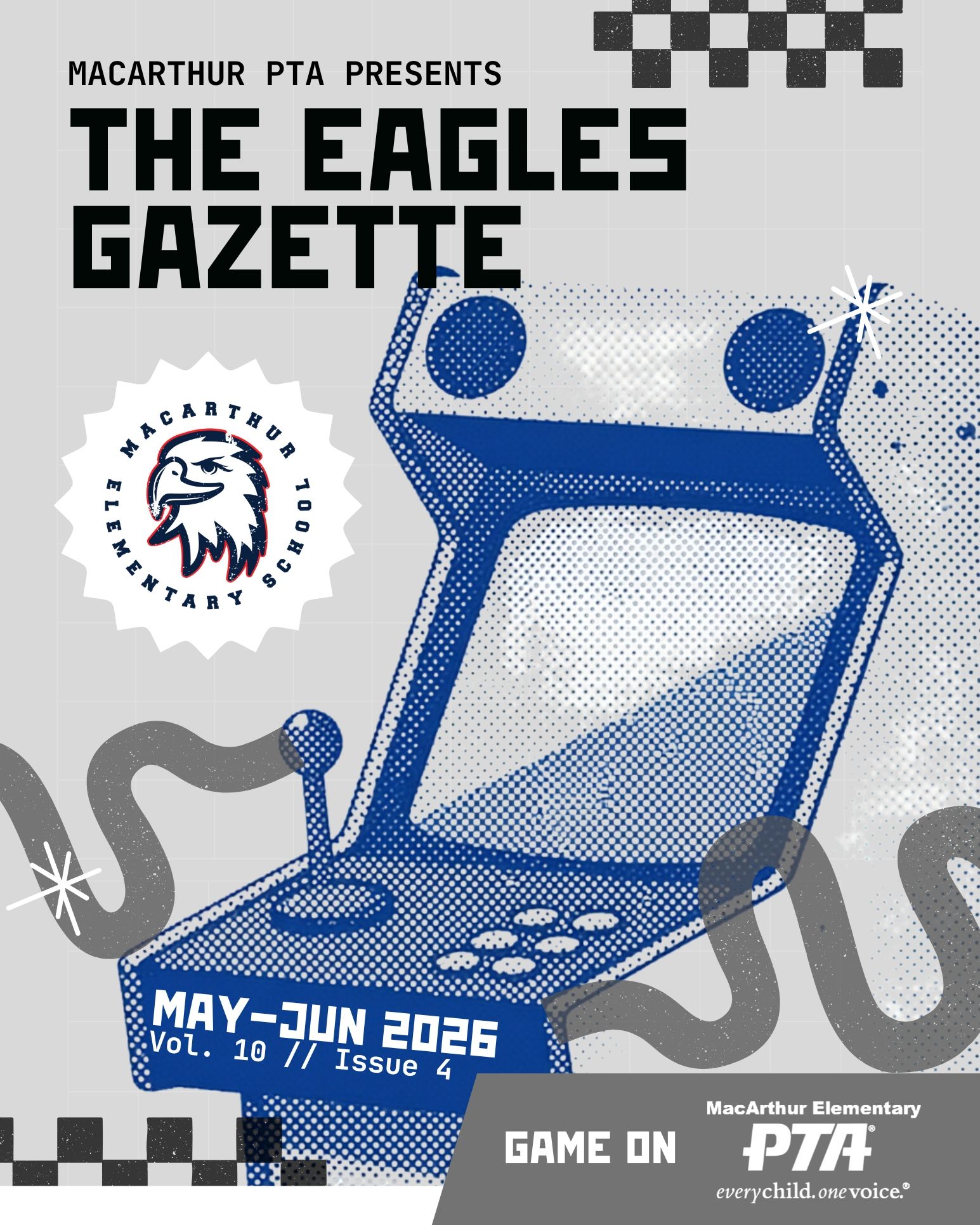 Final Newsletter Drop of the School Year! The last edition of the Eagle’s Gazette has officially landed — and this one is packed with all the memories, milestones, celebrations, and final updates as we close out an unforgettable school year together 💙
THE EAGLES GAZETTE
📢 Inside this issue:
• Upcoming end-of-year events
• Important school reminders
• PTA and school updates
• Messages from our Principal & PTA President
• Celebrations, highlights, and community moments from an incredible year
• Meet the new 2026–27 PTA Board Members — featuring both familiar faces and new members joining the squad!
👉 Read the newsletter now — link in bio
Thank you to every family, student, teacher, staff member, volunteer, sponsor, and community partner who helped make this year so special.
#GameOnMacArthur #MacArthurPTA #PTANewsletter #EaglesGazette #SchoolCommunity #EaglePride #MacArthurElementary #FamilyEngagement