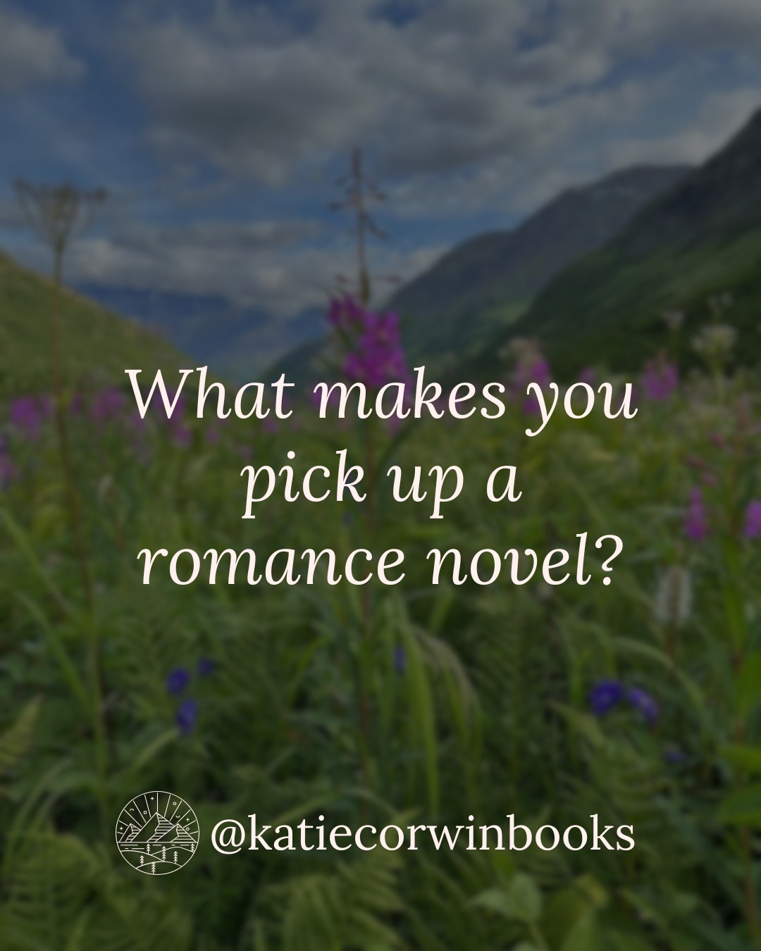 Reader question 💬
Is it the setting, the cover, the emotional tension, the faith thread, or the promise of a happy ending?
I’m always pulled in by healing, quiet chemistry, and a setting that feels alive.
#KatieCorwinBooks #readerquestion #romancereaders #bookstagram #cleanromance