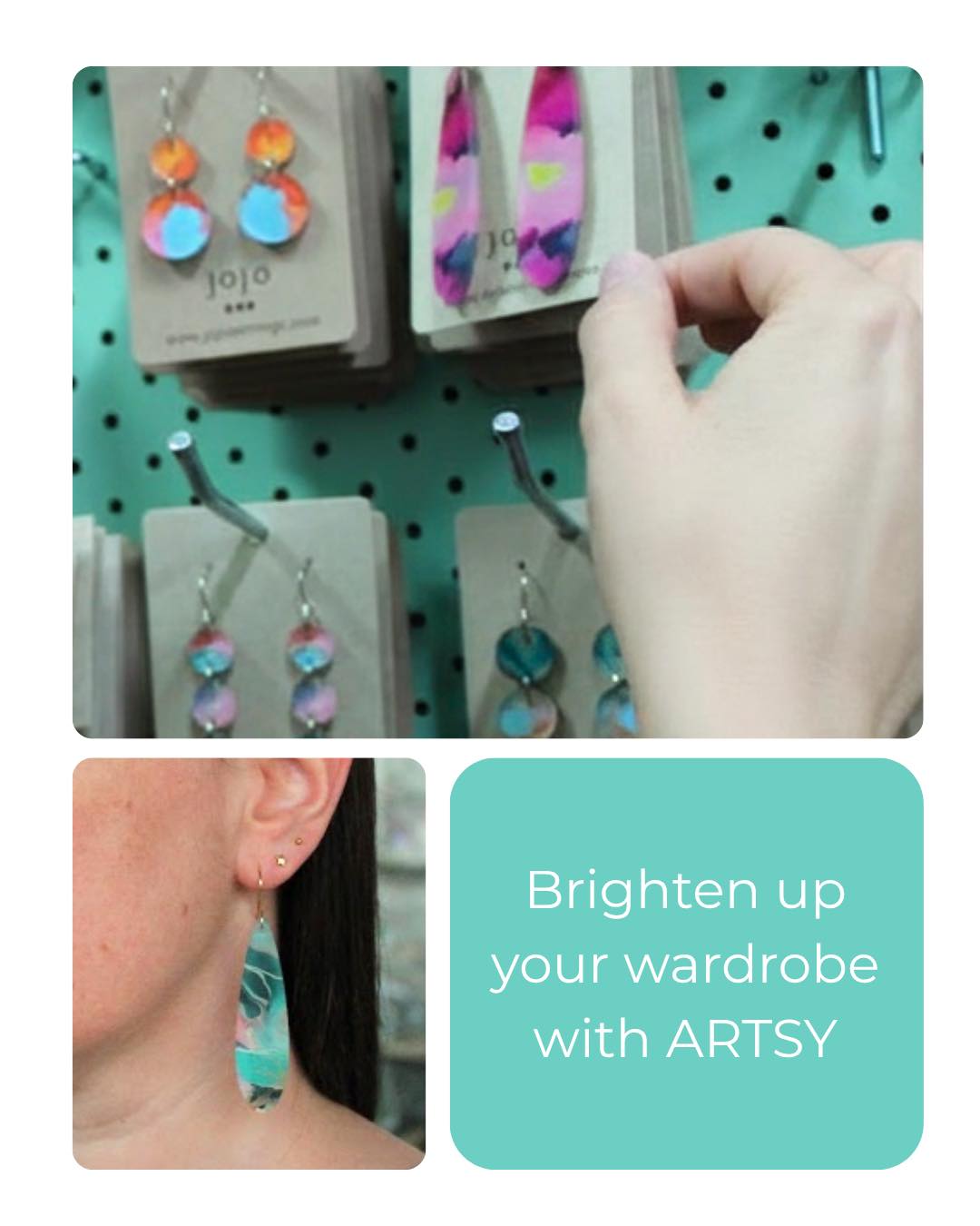 Need something colourful and fun to brighten your winter wardrobe?
Discover our Artsy earring range — thoughtfully designed and made right here in Hawke’s Bay!
With so many beautiful styles to choose from, there’s something for everyone 🩷
Shop here:
https://www.jojoearrings.com/search?q=Artsy+range
#artistic #earrings #madelocal #brightandbeautiful