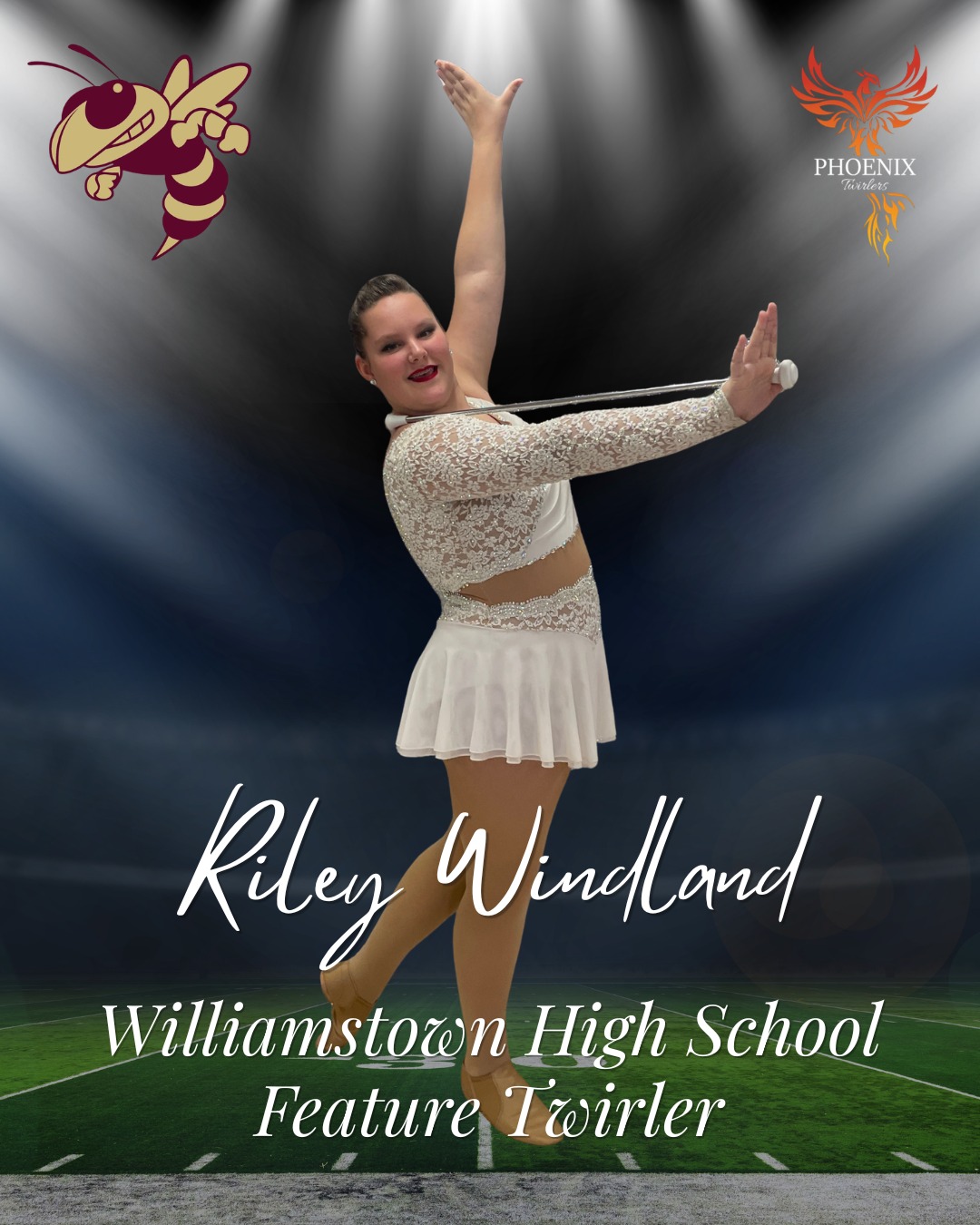 Congratulations to these three young ladies on earning spots to twirl with their high school bands next school year!🌟🎶
Riley Windland - Williamstown high School Feature Twirler
Trinity Probasco - Calhoun County Feature Twirler
Lakotahmae Prive - Parkersburg South High School Majorette