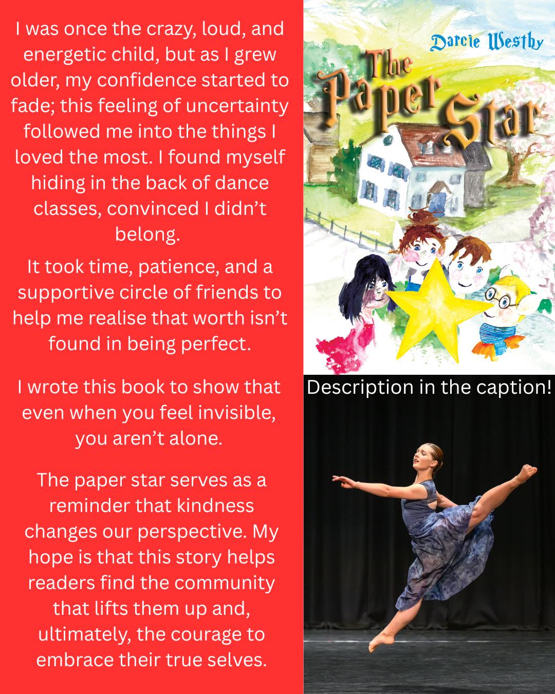We are so proud to share that one of our Young Ambassadors, Darcie, has published her very own children’s book, The Paper Star 🌟
Inspired by her own experiences of not always feeling like she belonged, Darcie has created a beautiful and uplifting story exploring confidence, self-esteem, friendship and embracing who you are.
At Youthline, we know how many young people struggle with feeling “not good enough” - especially in a world shaped by comparison and social media. Darcie has turned her experiences into something incredibly positive that could help so many children feel seen, understood and less alone.
📖 The Paper Star follows Elka, a talented young character who helps everyone else shine whilst struggling to see her own sparkle. Set in the magical town of Elflake, the story gently reminds children that they do belong, just as they are.
Perfect for ages 6–10, families, schools and anyone wanting to encourage confidence and self-acceptance in young people.
A huge congratulations to Darcie for using her voice to support children’s mental health and inspire others 💙
You can find The Paper Star on Amazon and follow Darcie’s campaign on
Instagram @positivepeggy_
#campaignshopsmall #instagram