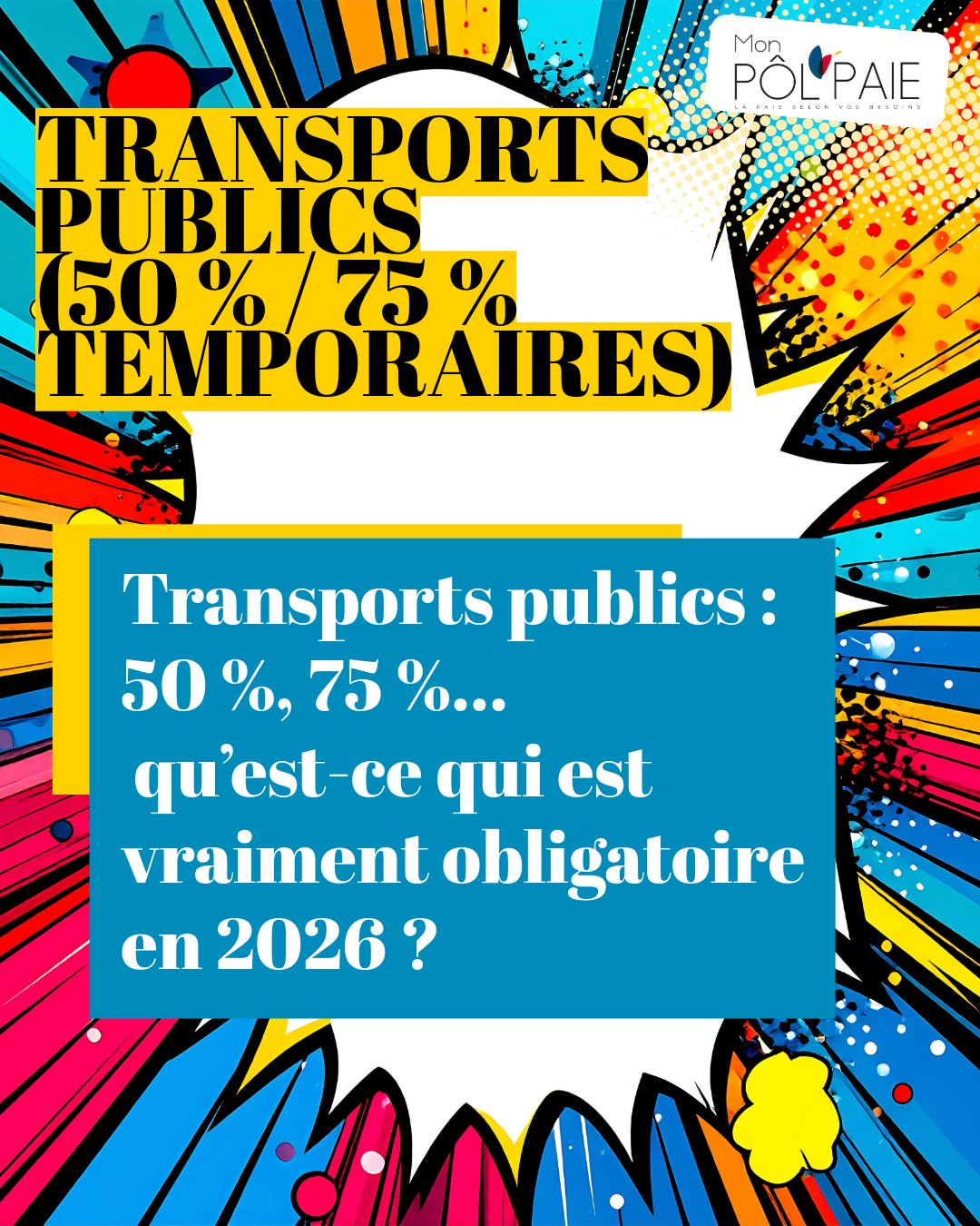 🚗 Prime transport 2026 : un coup de pouce simple face à la hausse du carburant
😵 Prime transport, IK, forfait mobilité, transports publics… vous mélangez tout ?
🤗 On vous explique tout
👉 Episode 2: Transports publics : 50 %, 75 %… qu’est‑ce qui est vraiment obligatoire en 2026 ?
#Monpolpaie
#primetransport
#indemnites