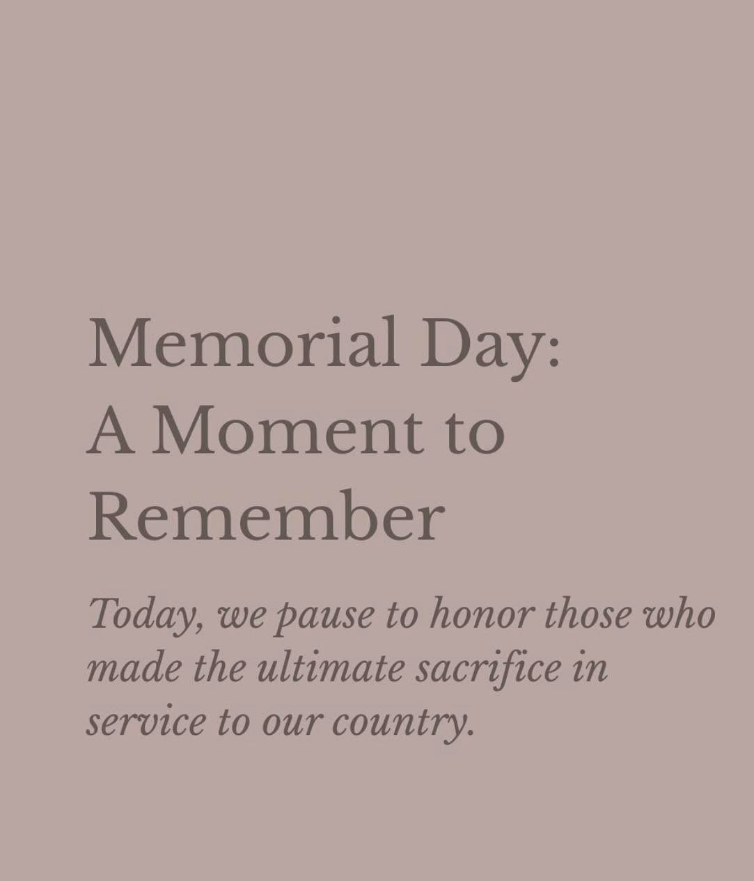 Memorial Day is a day of remembrance, reflection, and gratitude.
As we honor those who gave their lives in service to our country, we also recognize the emotional impact that loss, grief, trauma, and service can have on individuals, families, and communities.
For many, holidays like Memorial Day can bring up difficult emotions — sadness, anxiety, survivor’s guilt, loneliness, or memories connected to military service and personal loss. Mental health matters on days like today just as much as physical health.
Healing and remembrance can exist together.
Today we honor the fallen, support the living, and remember that no one has to struggle alone. 🇺🇸