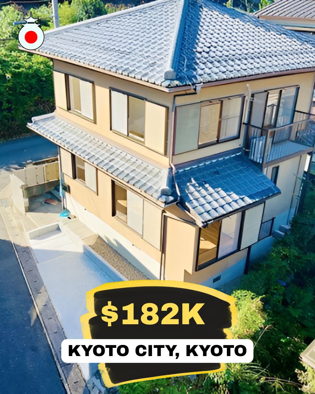 For Sale: 3LDK House in Kyoto City, Kyoto Prefecture🏯
Sakyo Ward
Price: 28,990,000 円 (Approximately $182,000 USD)
Layout: 3LDK (3 rooms + Living/Dining/Kitchen)
Building Area: 89.01m²
Land Area: 149.09m²
Year Built: November 1993
Access: Iwakura Station | 18 Minute Walk
For full details and personalized guidance, click the link in the bio to reach our website, or contact us directly through Instagram. We will be happy to provide all the information you need. 🔑
https://www.omoroiosaka.com/ #717 Week 90 Showcase
--------
Note:
Prices are based on exchange rates at the time of posting and may vary. Availability is not guaranteed and may change quickly.
Omoroi Osaka represents buyers and is not the listing broker. This post is for informational purposes only.
📢 Ad/Advertisement – 本投稿は広告です。Omoroi Osakaは元付業者でも宅建業者でもありません。
#KyotoRealEstate
#KyotoProperty
#KyotoHouseForSale
#KyotoCityRealEstate
#BuyPropertyInKyoto
#KyotoJapanProperty
#KyotoHomeForSale
#JapanRealEstate
#PropertyInKyoto
#kyotoliving
#omoroiosaka