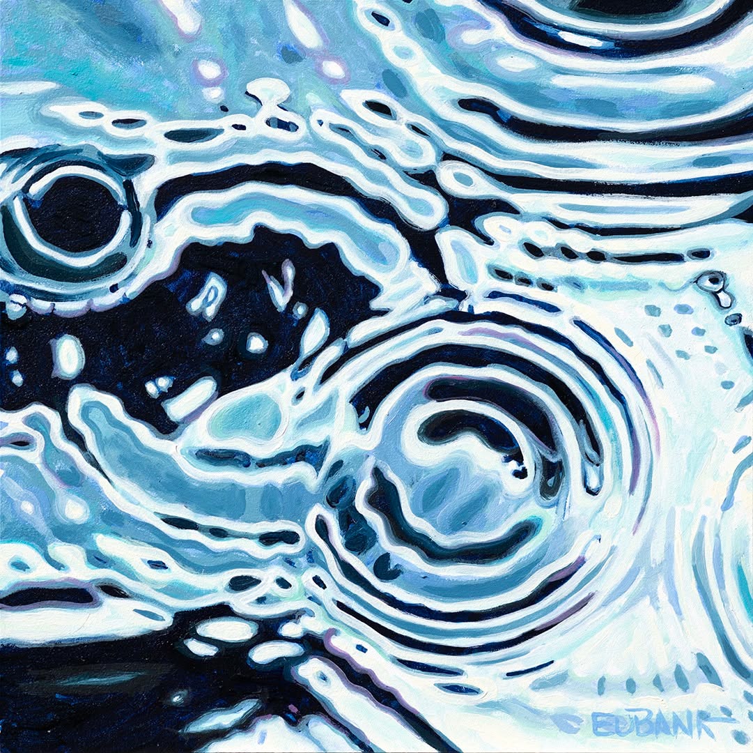New painting!
Danielle Eubank
Mara’a X
Oil on linen
6x6 in
#water #reflection #waterartist #contemporaryart #losangelesartist #oilpainting #tahiti #french #polynesia #cave #pacific #ocean #ripples #capillary #wave #smallwork #paintingonboard
