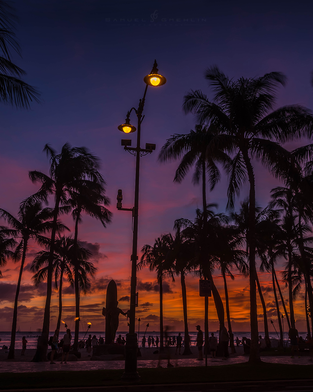 The Sky Burned Slowly
•
I remember standing there for a while wondering if I should even take the photo or just sit down and watch the sky disappear. Hawaii sunsets almost feel unreal sometimes. The colors kept changing every few minutes, going from deep purple to orange like the entire horizon was on fire. What stayed with me most was how calm everything felt despite how many people were around. One of those evenings where nobody really wanted the night to begin yet. 🌴🌅
•
Swipe ➡️ for the print version!
•
@nikonusa #nikond750 AF-S 24-70mm f/2.8 ED VR
•
ISO 100 | f/8 | 0.3s
•
•
#waikiki #waikikibeach #hawaiisunsets #tropicalsunset #sunsetphotography #palmtrees #moodygrams #earthpix #beautifuldestinations #discoverearth #visualsoflife