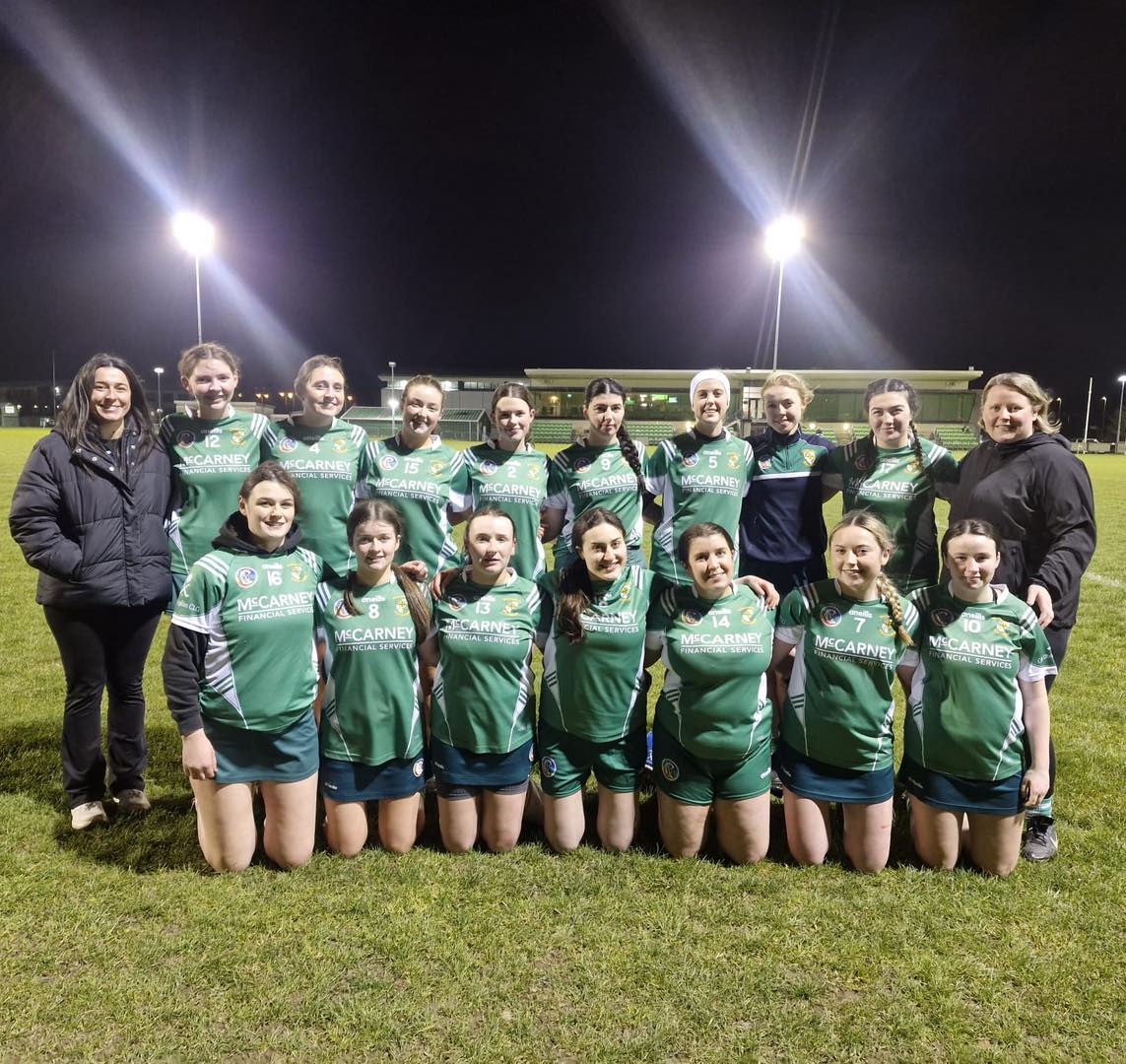 Ádh mór lenár foireann Camogie who host Kiltale in the Division 4 final in the club this evening. Caith isteach ag 8.00pm. Bígí linn chun tacú lenár gcailíní!