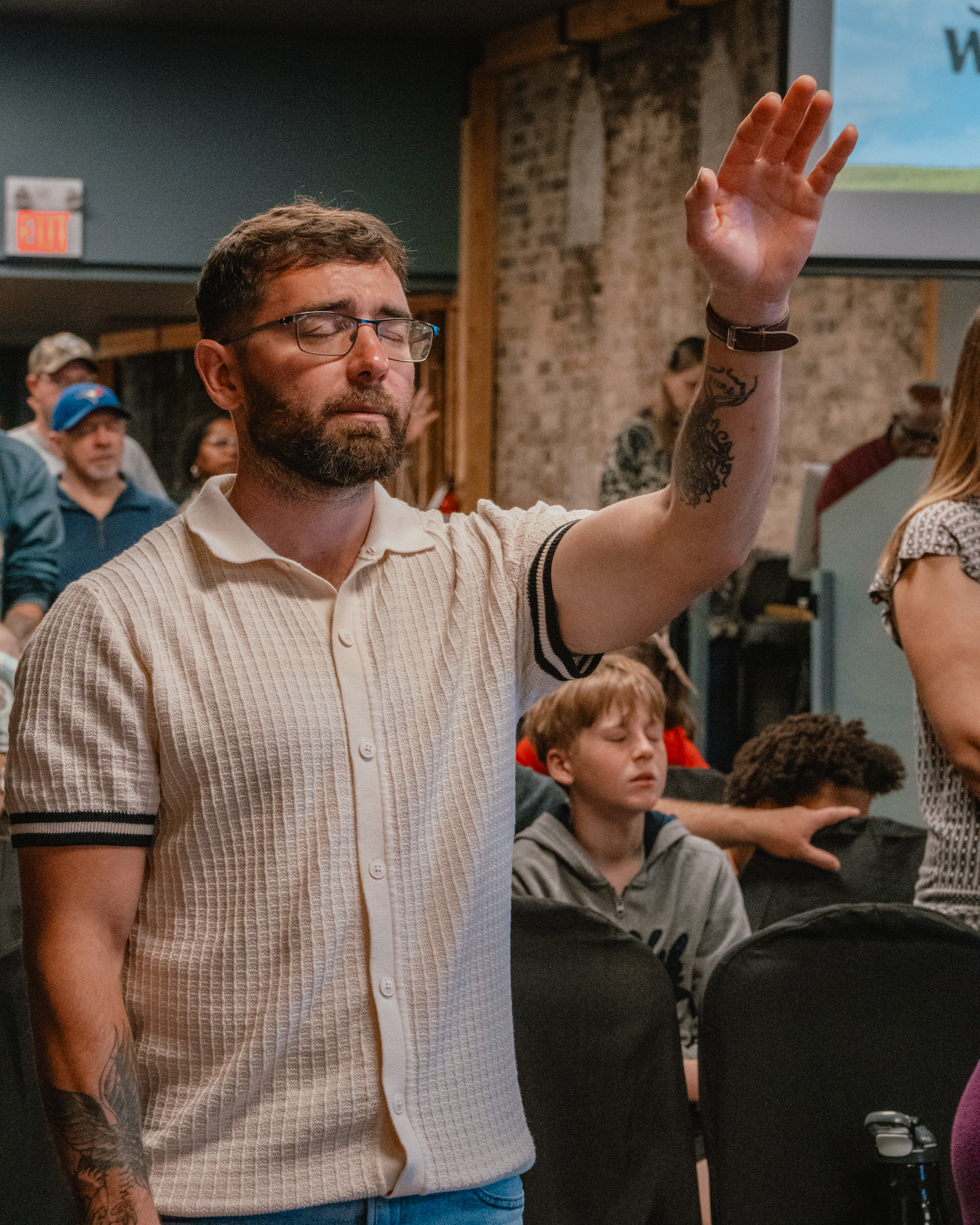 🙌 Sunday was a powerful reminder that He alone is worthy of all praise. Such a beautiful moment of surrender to our King. 👑
