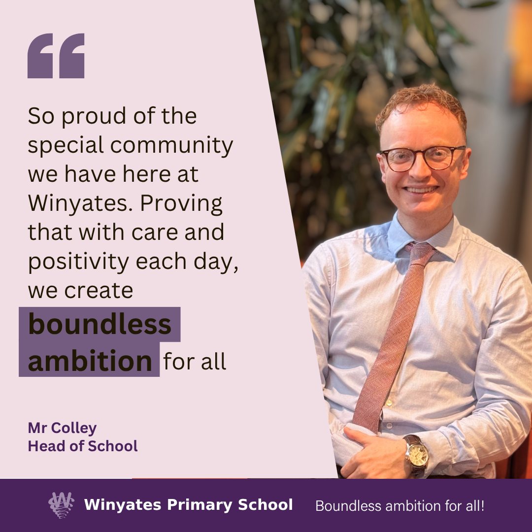 🎉 As we come to the end of another fantastic half term at Winyates, I would like to say a huge thank you to our incredible children, staff and families for all of their hard work, support and positivity.
💫 Summer 1 has been filled with so many memorable moments and achievements across the school. We were incredibly proud to host our first EYFS Reception Network meeting, bringing together colleagues from across the region to collaborate, reflect and share strong, evidence-informed early years practice. It was fantastic to see such a positive response and we are excited about continuing this important work moving forward.
Our children have also enjoyed a range of exciting enrichment opportunities this half term. We were thrilled to welcome the explorerdome into school. The immersive science experience allowed children across the school to step inside the dome and experience learning in a completely new way, bringing science to life in a truly engaging and memorable manner.🌍
Year 5 also had a fantastic Ecology Day at Peterborough Services. The children explored the landscaped grounds, learned about sustainable and ecological features and took part in an interactive workshop focused on local habitats, where they even planted their own wildflower seeds. 🌿
As part of our half-termly visit to Maples Care Home, our House and Vice Captains spent the morning planting sunflowers in the residents’ garden. Opportunities such as these continue to help our children develop kindness, confidence and a strong sense of community.🌻
We are also incredibly proud of our Year 6 children, who approached SATs week with maturity, resilience and determination. They represented the school brilliantly and should be extremely proud of themselves.👏
⭐ Thank you once again for your continued support. We hope you all have a restful and enjoyable half term break and we look forward to welcoming everyone back for an exciting Summer 2.
.
.
.
#headofschool #endoftermmessage #BoundlessAmbition #SchoolCommunity #gratitude #pride