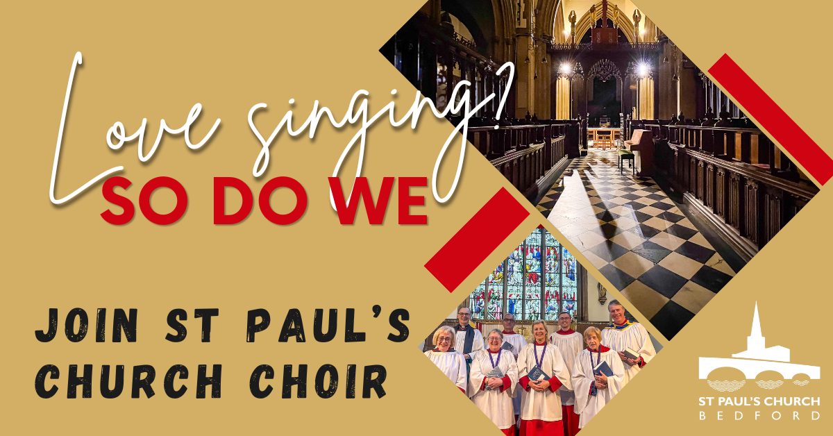 St Paul’s has a proud choral tradition and is keen to welcome new singers to strengthen our four‑part choir.
The choir leads music at the 10.15am Sunday Eucharist, sings monthly Choral Evensong, and rehearses Friday evenings (6–7pm).
No formal qualifications required — just a love of singing and a willingness to commit regularly.
Interested? Come and talk to our Director of Music, Adam Wright or email office@stpaulschurchbedford.org.uk
#bedford #singing #choir #choirlife #choirmusic