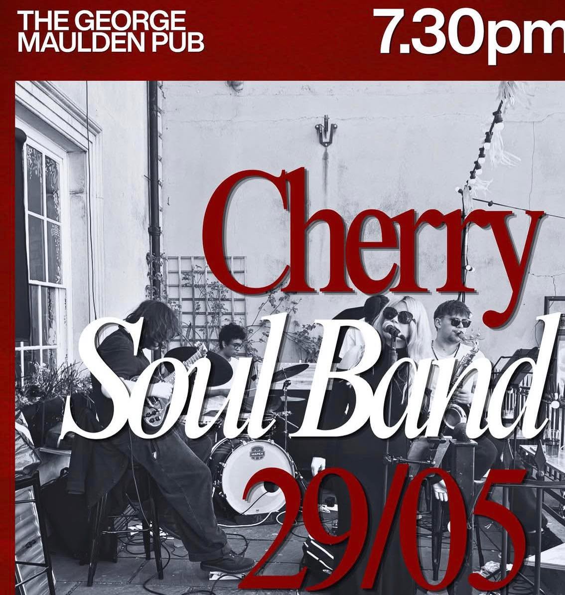 Cherry Soul are heading to The George this Friday from 7:30–9:30 PM!
With another beautiful evening on the cards, it’s the perfect excuse to come down, soak up the atmosphere, and enjoy the smooth, feel-good sounds of Cherry Soul.
Bring your friends, grab a drink, and let the music set the tone for your night 🍸
#cherrysoul #summertime #summertimeready #dancing