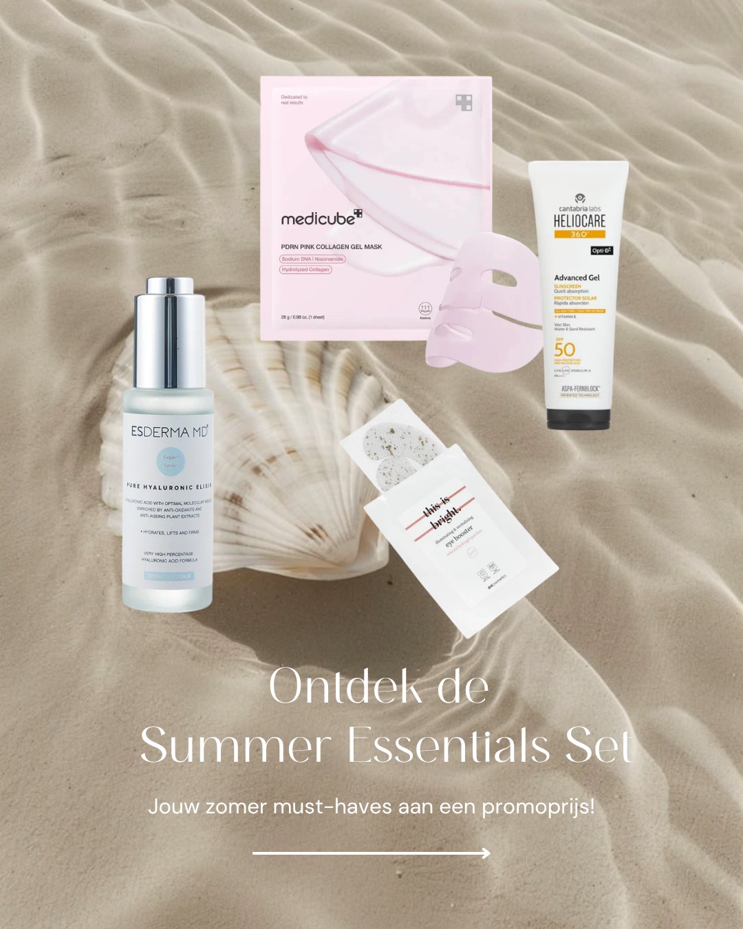 De zomer laat nog heel even op zich wachten… maar met dit prachtige weer zitten we al helemaal in summer mood!☀️✨
En weet je wat veel mensen vergeten? Hydratatie is minstens even belangrijk als zonnebescherming tijdens de zomer.
Warmte, zon en airco drogen je huid sneller uit, waardoor ze doffer, gevoeliger en minder stralend wordt. Daarom stelde ik bij Pur’Elle de perfecte Summer Essential Set samen 🤍
✨ Wat zit erin?
• Pure Hyaluronic Serum van Esderma
• Medicube PDRN Collagen Gel Masks
• Heliocare Advanced Gel SPF50
• Gratis set Eye Pads
Alles wat je huid nodig heeft voor hydratatie, bescherming en die frisse summer glow 💛
💸 Tijdelijk verkrijgbaar aan een promoprijs van €85
Een eenvoudige routine die je huid zacht, gezond en stralend houdt tijdens de zonnige maanden 😉
Shop via www.purelle.be of stuur een berichtje om jouw set te reserveren. Opgelet: Beperkte voorraad!
Veel liefs,
Lien
Pur’elle Huidinstituut
☎️ 0494 58 65 50
📩 info@purelle.be
🌍 www.purelle.be