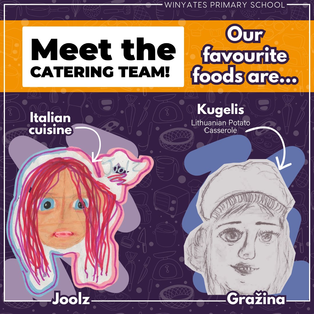 👩🍳 Meet our kitchen crew!
Today is National Caterers Appreciation Day and we are celebrating the team who keep our children fueled with delicious and nutritious food each day.
They both shared how much they love being around the children, creating a warm, friendly environment where no two days are the same! Their ultimate reward is knowing that the healthy, tasty meals they prepare from scratch help fuel our children so they can thrive throughout their school day.
A big THANK YOU! Our kitchen staff do so much more than cook; they bring energy, care, and kindness to our school every day.
Discover their personal favourite foods—and don't forget to save the recipes to try at home this week! 🌶✨
.
.
.
#meettheteam #KitchenCrew #schooldinners #nationalcaterersday #CaterersAppreciationDay #SchoolCommunity #foodandnutrition