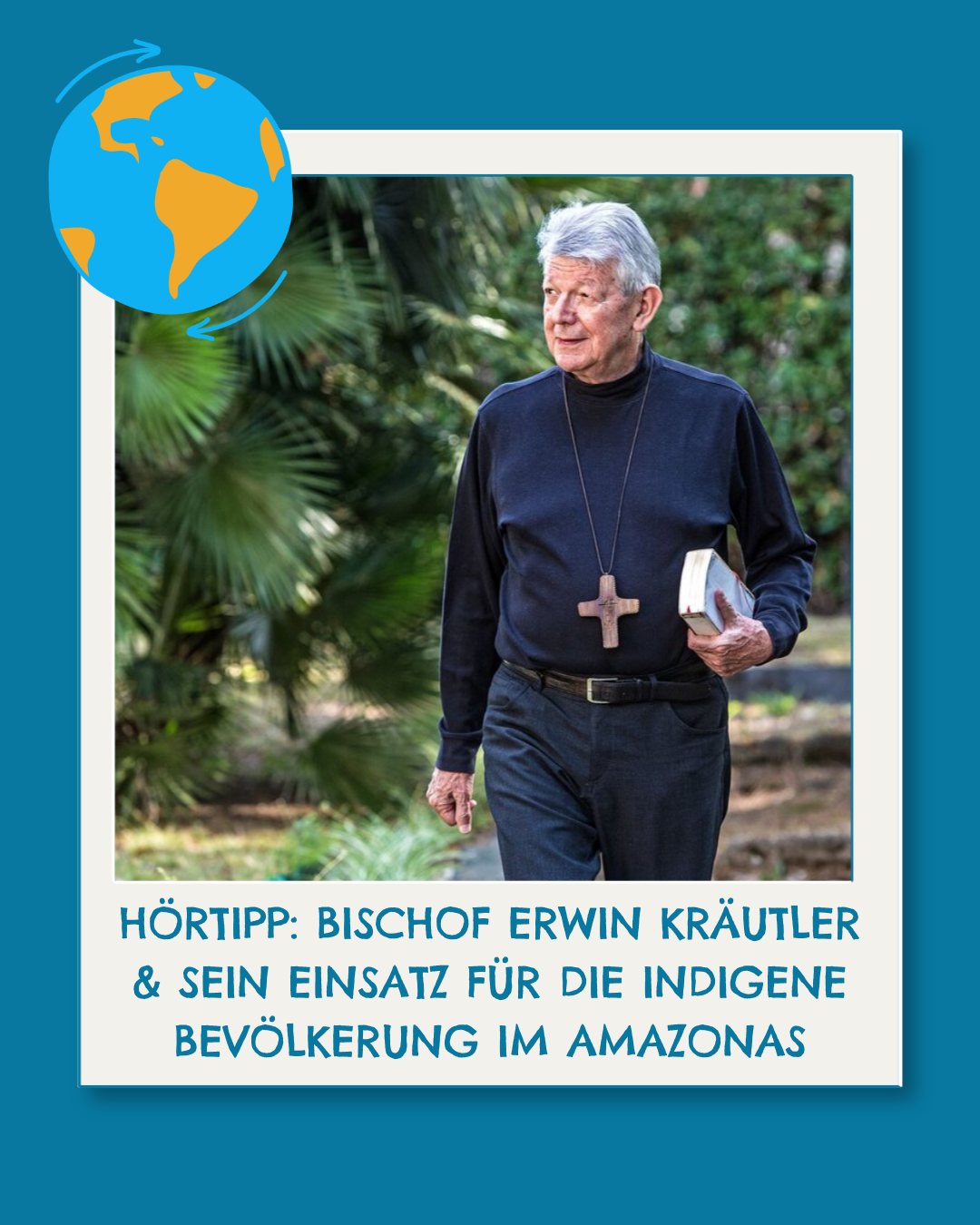 👆 Link zum Podcast in der Bio.
🇧🇷 Seit über sechzig Jahren lebt Bischof Erwin Kräutler in Brasilien und kämpft für die Rechte der indigenen Bevölkerung, den Schutz des Regenwaldes und eine geschlechtergerechte Kirche.
#schutzdesregendwaldes #gleichberechtigung #tatkräftigerglaube #amazonas #erwinkräutler #inspiration #vorbild #prophet #erwinkräutler #lautundleis
Foto: Stefano dal Pozzolo/Romano Siciliani