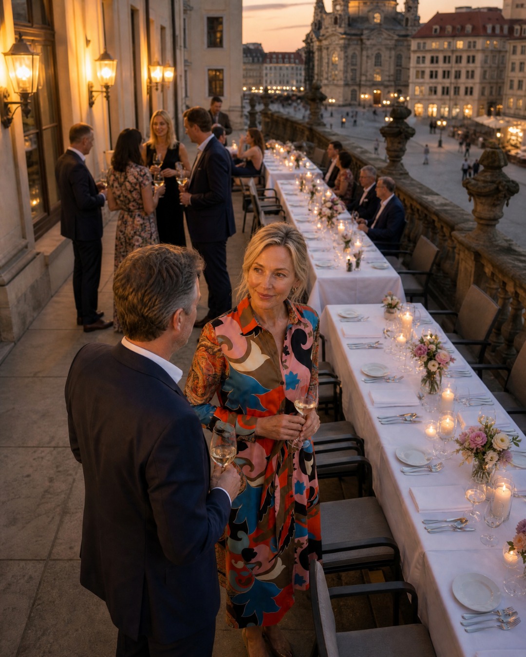 Wenn der Abend noch nach Licht schmeckt.
Das @etro Kleid in leichter Baumwolle, mit einem wunderschön-sommerlichen Druck. Draußen sitzen, wenn die Sonne tiefer steht und alles ein bisschen goldener wird. Der erste Schluck. Das Stimmengewirr. Die Stadt im Hintergrund.
Für genau diese Stunden wurde dieses Kleid gemacht.
#Etro #EtroFashion #EtroKleid #SummerDress #PrintDress #ElegantCasual #EarlyEvening #DinnerOutfit #DresdenDining #DresdenStyle #Silbermann #WomensFashion #StyleInspiration #SommerKleid #OutdoorDinner #FashionDresdenSonnet