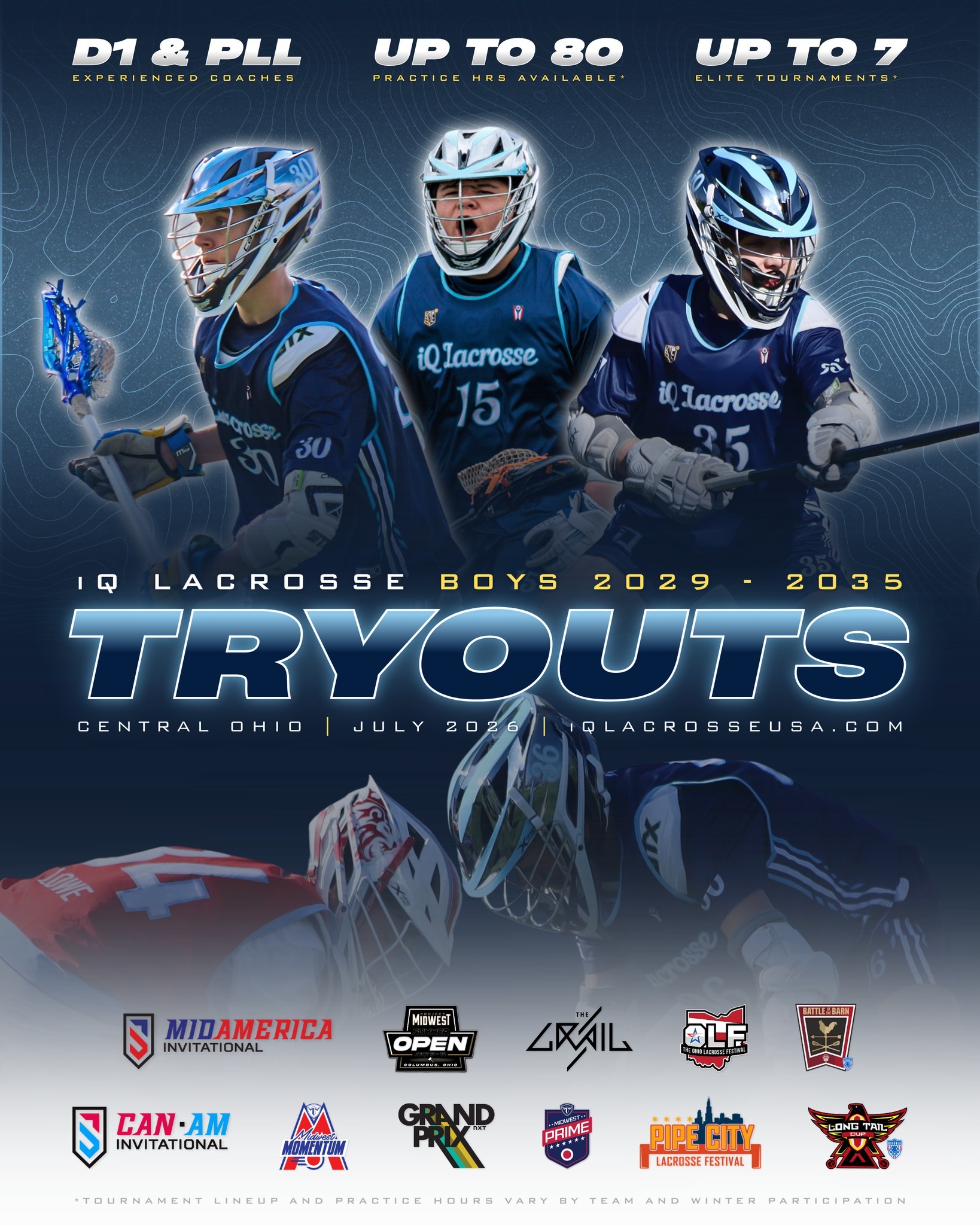 2035-2029 Tryout Registration is OPEN‼️
⏰ 20% OFF Early Registration through 5/31!
📍 Central Ohio | Mid-July (TBA)
🔗 Check out our complete program overview and register for tryouts today at the link in bio!
#iQLacrosse #Lacrosse #BoysLacrosse #ClubLacrosse