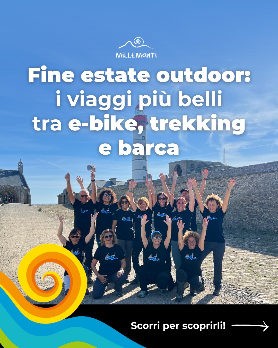🌞 L’estate deve ancora arrivare, ma noi stiamo già guardando oltre… verso quel momento speciale dell’anno, sospeso tra la fine dell’estate e l’inizio dell’autunno, che è perfetto per chi ama i viaggi attivi e la natura vissuta davvero.
Le temperature diventano ideali per camminare e pedalare, i sentieri ritrovano quiete e la luce di fine estate regala colori più intensi e atmosfere autentiche.
👉 Scorri il carosello e scopri i viaggi MilleMonti che abbiamo selezionato per te!
✨ PERCHÈ PARTIRE CON MILLEMONTI?
✔ Piccoli gruppi (max 14 persone)
✔ Guida professionista sempre con te
✔ Viaggi trekking e in e-bike
✔ Tutto organizzato, zero stress
#millemonti #outdoors #trekking #viaggiare #viaggio #vacanza #viaggiotrekking #vacanzedigruppo #viaggiodigruppo
@sportlandweb_ @kayland_official @rockexperienceofficial @guidealpinelombardia @guidealpine_italiane