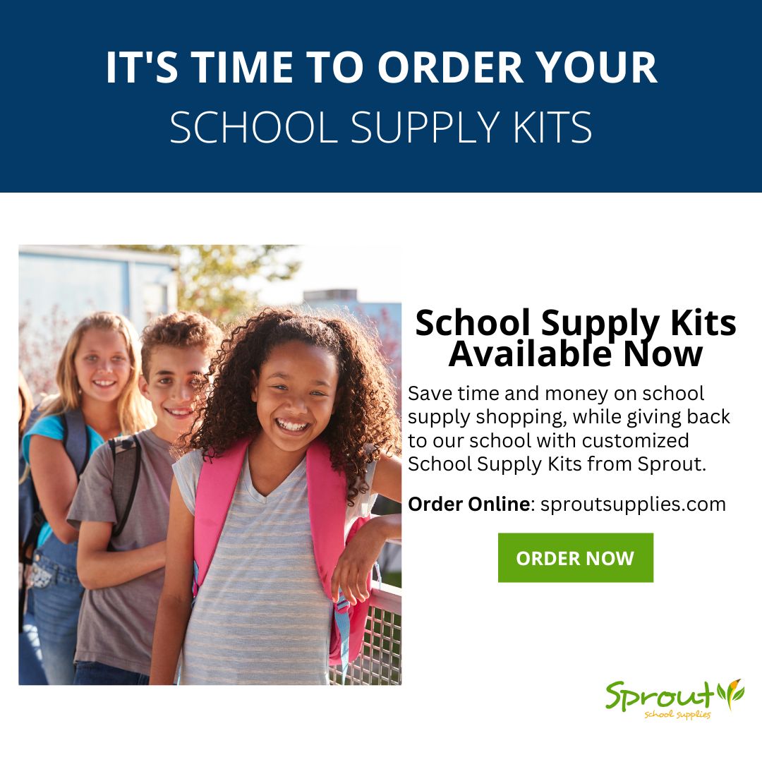 School supply shopping made easy.
AXL Academy families can now order prepackaged school supply kits for the 2026 to 2027 school year through Sprout School Supplies.
Each kit includes all teacher requested supplies for your child’s grade level plus FREE delivery directly to the school.
Order here: sproutsupplies.com
School Code: AXLA664
Deadline to order: June 16th
Want to make an even bigger impact? Families can also “Pay It Forward” at checkout by donating a supply kit to a deserving student.
Engage. Empower. Achieve.
#axlacademy #schoolsupplies #sproutsupplies #backtoschoolsupplies #backtoschool #PTO #PTA #PEAK #schoolrocks #teachersrock