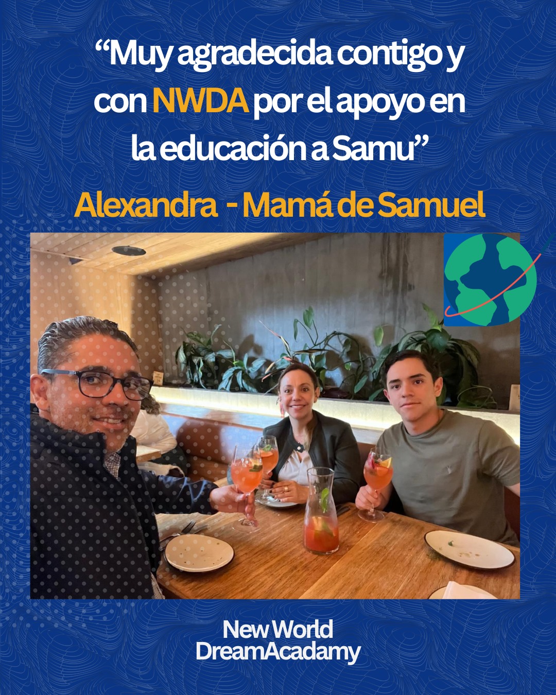 Orgullosos de saber que nuestro egresado Samuel Carvajal está estudiando en Madrid: "Business & International Relations".
#NWDA #Homeschooling #EducacionEnCasa #EducaciónPersonalizada #FamiliasHomeschool #PersonalizedEducation #homeschooling