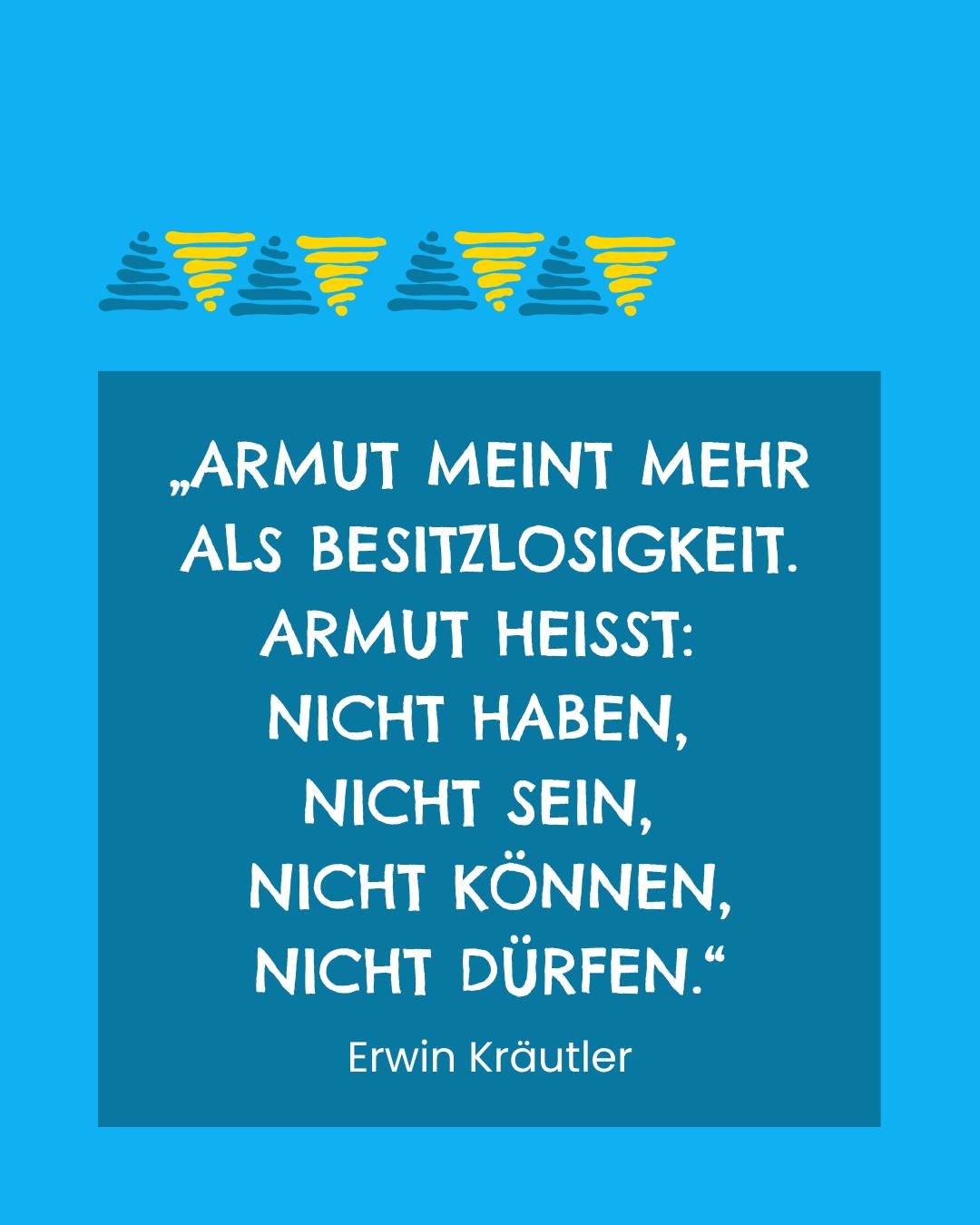 🔹Hast du dich schon mal arm gefühlt?
🔹Wie setzt du dich gegen Armut ein?
Lasst uns für eine gerechtere Welt einstehen! 💪
#kampffürgerechtigkeit #gerechtigkeit #armut #besitzlosigkeit #reichtum #nichtdürfen #nichtkönnen #erwinkräutler