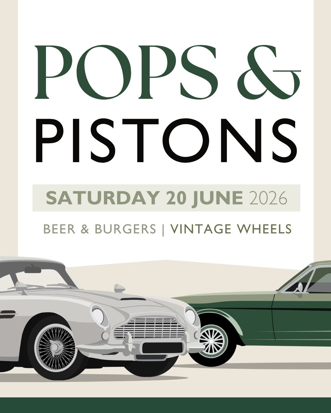 Make Father's Day weekend a classic! Treat your jolly good fellow to a day filled with cars (past and present), cold beer and great food! 🍔
🗓️ Saturday 20 June
⏰ 12 - 4pm
🎟️ FREE ENTRY
For Members, Partners & their guests
Have a show-stopping car? We want to see it! To showcase your vehicle at our event, drop a line to our events team at odney.events@johnlewis.co.uk.