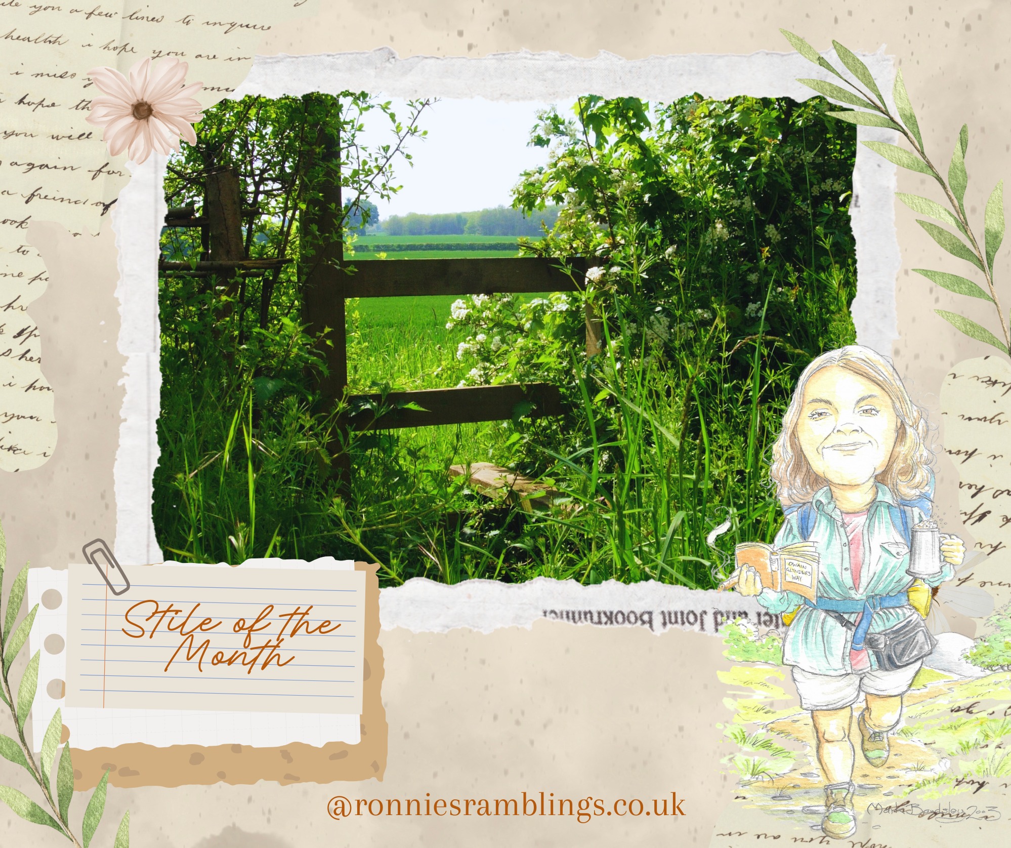 🌾 June’s stile is surrounded by tall grasses and buzzing bees, a true countryside soundtrack. The hedgerows are thick with wildflowers and brambles, alive with birdsong and the rustle of small creatures. Each step across feels like an invitation to pause and admire the beauty of the land—rolling fields stitched together by green boundaries, a timeless patchwork that holds both history and harmony. This stile is more than a crossing; it’s a moment to breathe in summer’s richness and let the countryside speak. From Ronnie’s collection – do you know where this stile is located?
#StileOfTheMonth #RonniesCollection #CountrysideCrossings #StileStories #CountryPathsAndStiles #WhereIsThisStile #RonniesRamblings