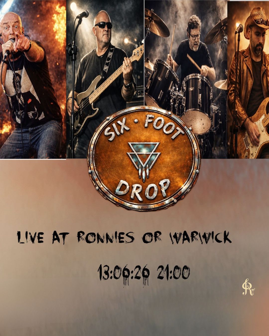 🔥 @sixfootdrop are BACK — live and loud at Ronnie’s this Saturday! 🔥
Bringing all your favourite anthems, singalong classics and big tunes, Six Foot Drop do what they do best… getting the party rocking 🎸🍻
Expect big energy, packed dancefloors and a proper Saturday night atmosphere from start to finish. 🎶