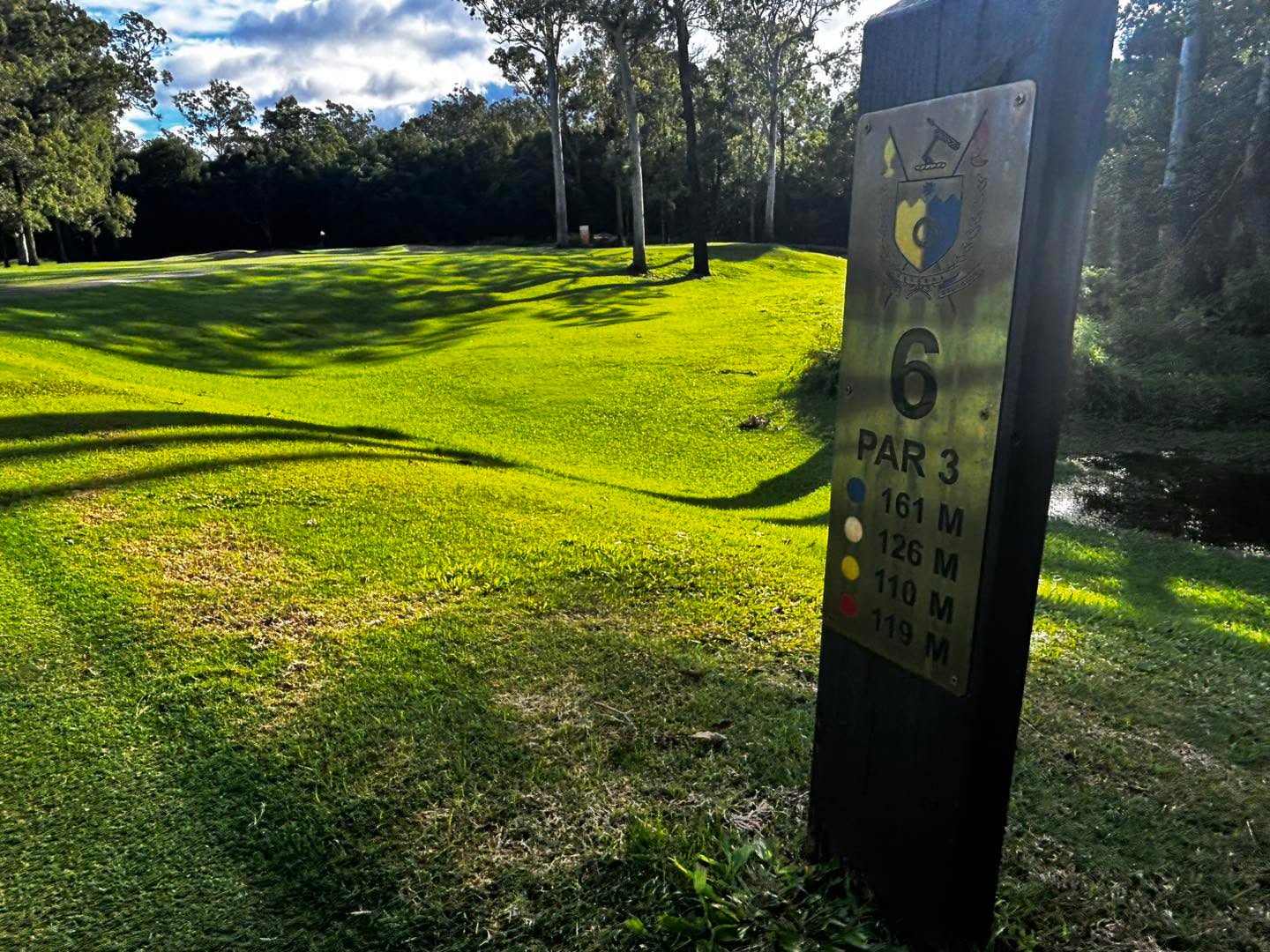 The weather has turned out great for a day on the course.