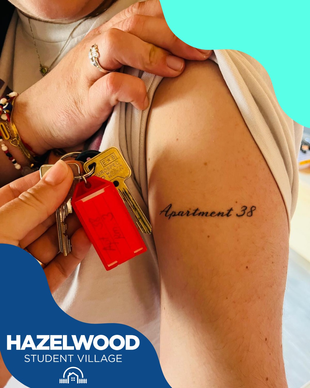 A five-star review is nice. A tattoo of your Hazelwood apartment number? That's next level. 💙
One resident loved her time, her friends, and her Hazelwood memories so much, she made her apartment number permanent. We think that's the ultimate review. ✨
#hazelwoodstudentvillage #StudentLife #HomeAwayFromHome