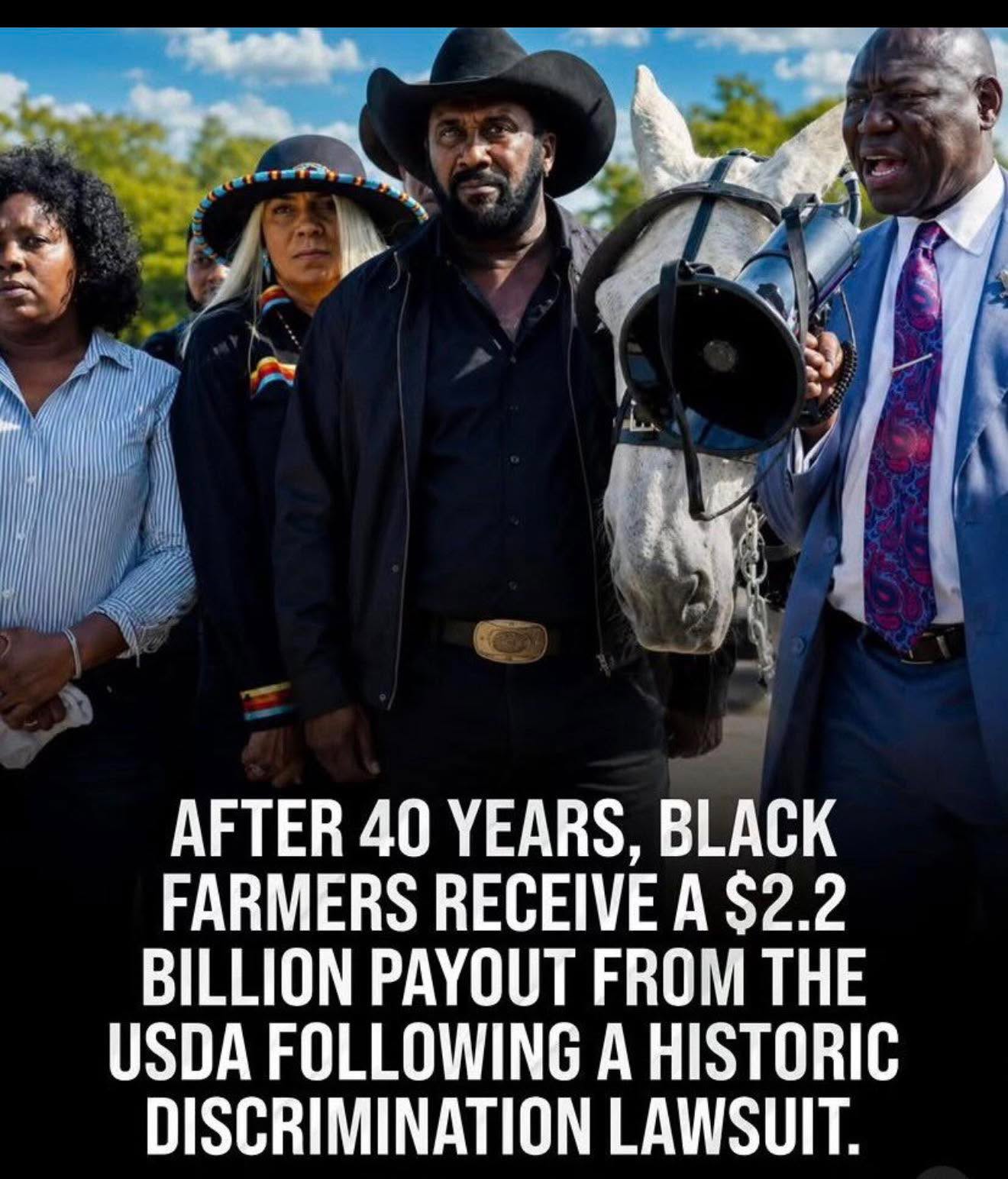 It’s about damn time! #blackfarmersmatter