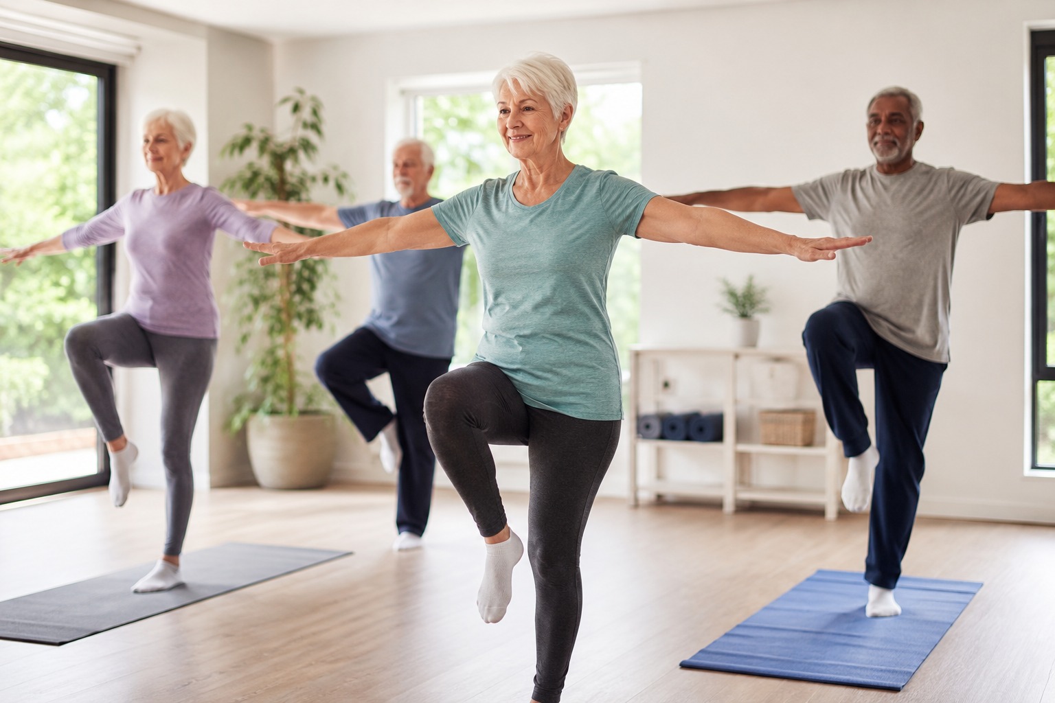 Balance can be trained!
Strength, stability and confidence all play a roll in keeping steady on your feet. 💪Small improvements now can make a big difference down the track.
Try standing on one leg while brushing your teeth!
Need more balance exercises? Reach out to us!
.
.
.
.
#burwoodosteoandrehab #staymoving