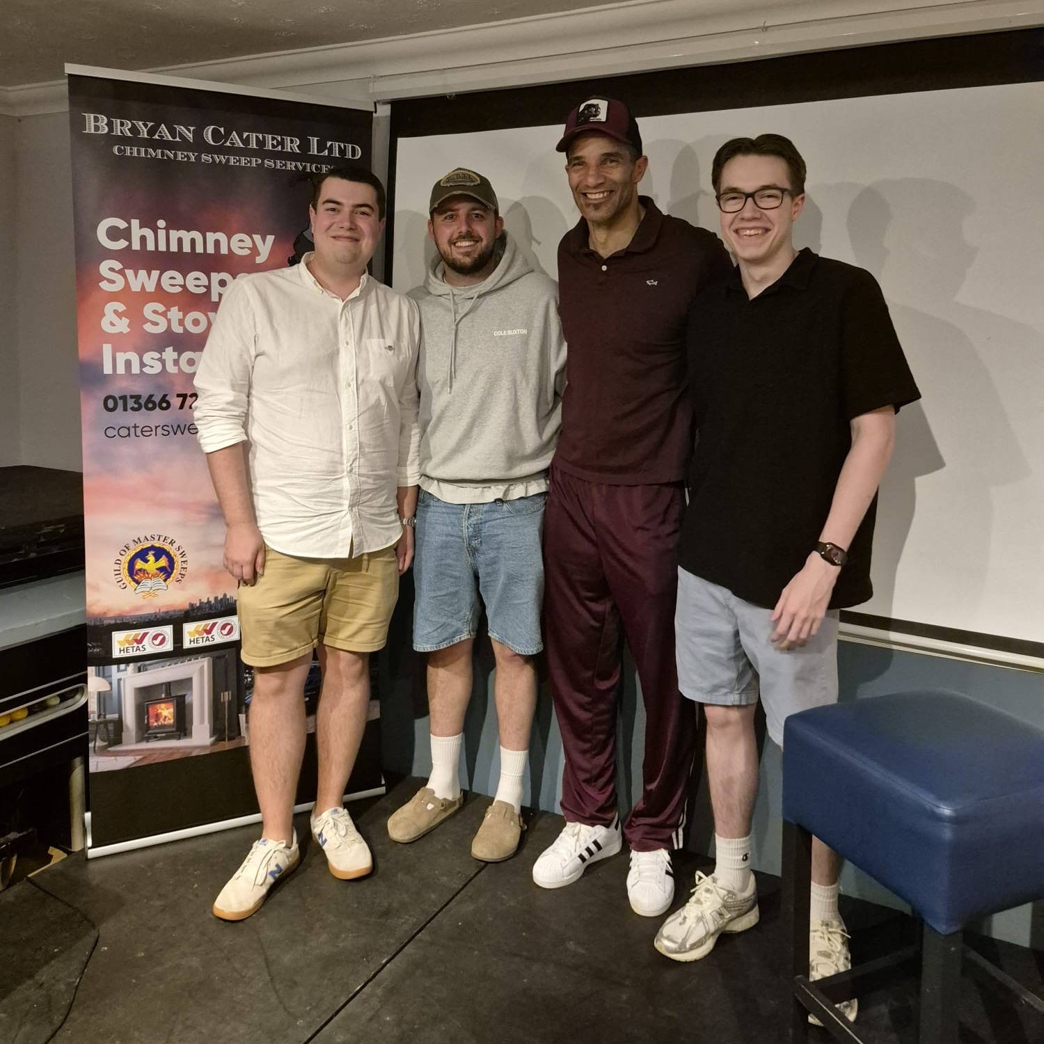 Another great evening we were proud to sponsor @Northwold Sports & Social Club, an evening with David James ⚽
Unfortunately Gavin was not able to attend due to a planned operation so the boys went of our behalf and thoroughly enjoyed it. Well done to all involved with the organising.