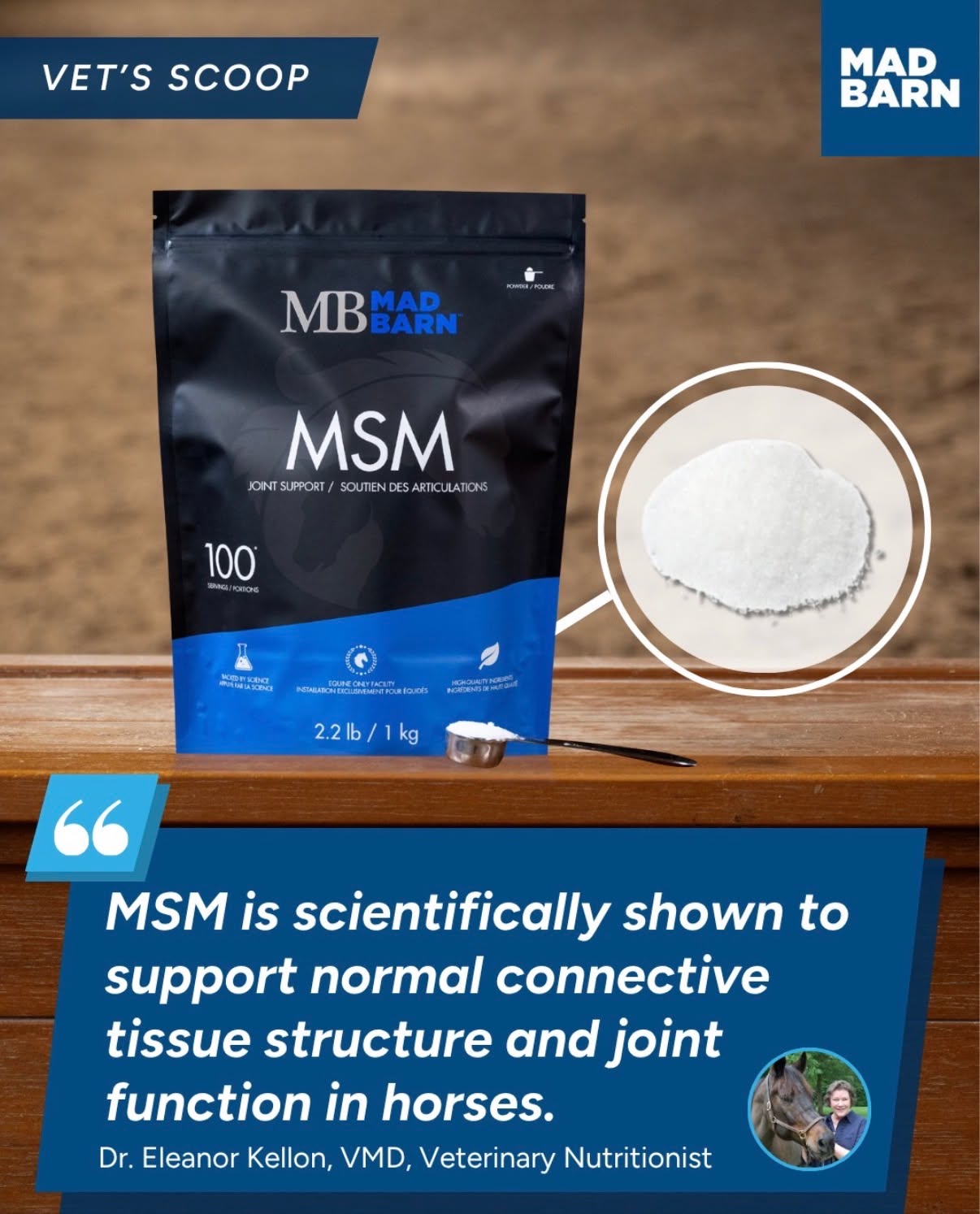 Looking for joint and mobility support for your horse?
Mad Barn MSM helps support healthy structure and normal joint function
Available at HolisticHorseSource.com
Tottenham Pickup | Canada wide shipping
#horsewellness #holistichorsesource #tottenham #Madbarn #msm