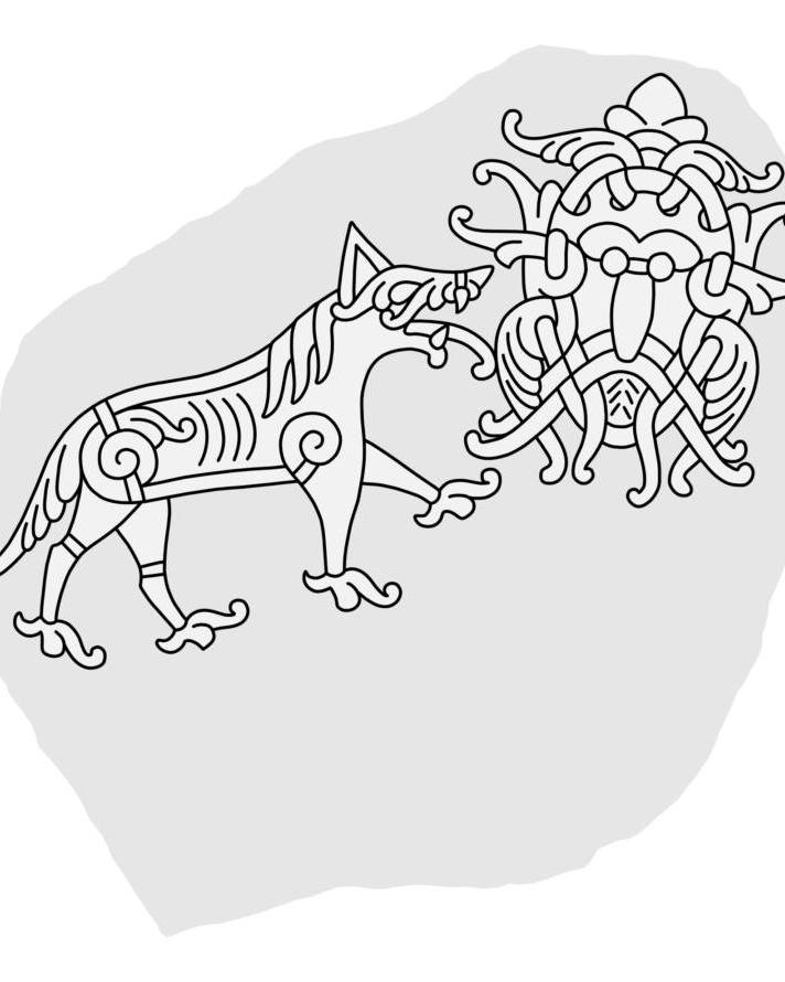 Ulfhedinn — from úlfr (wolf) and heðinn (coat) — the wolf‑warriors of the Viking Age.
Our shield‑wolves are inspired directly by the carvings on the DR 286 runestone, dated c. 1010–1040. Once part of the eight‑stone Hunnestad Monument near Ystad in southern Sweden, it was one of the most impressive monuments of the Viking Age.
The monument was documented in the 1630s by Ole Worm, who sketched all eight stones , a century before the site was destroyed during the sweeping “modernisation” ordered by Swedish nobleman Eric Ruuth (1782–1786).
Today, four of the five surviving stones are preserved at Kulturen in Lund.
The design of DR 286 has been meticulously reconstructed by Danish artist Jonas Lau Markhussen, allowing us to bring these wolves back into battle once more.
Sources:
https://gelmir.com/compendium_item/the-hunnestad-monument/
https://gelmir.com/compendium_item/runestone-dr-286/
https://www.historiskamuseet.lu.se/hunnestadsmonumentet
#ulfhedinn #HunnestadMonument #oleworm #Vikingage #wolfwarrior
