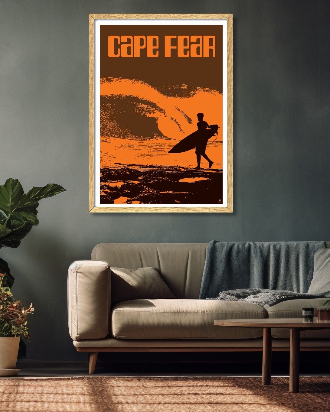 Cape Fear. A notoriously heavy, shallow-water "slab" located in Sydney's Botany Bay National Park. One of the most dangerous intense waves in the world producing massive unpredictable barrels metres from the sandstone cliff.
#surf #capesolander #coastalliving #artprint #sydneysurf